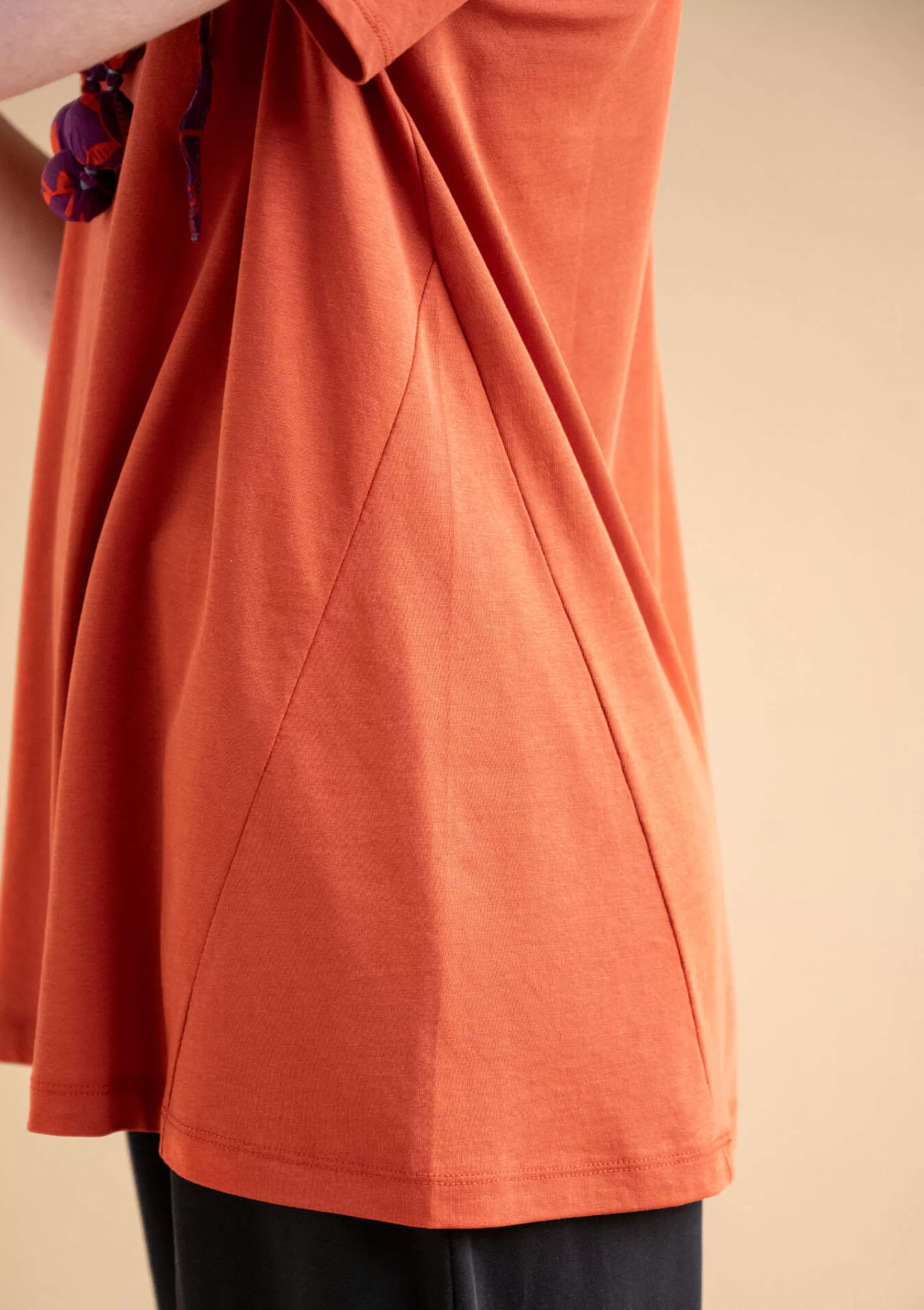 Pullover & Shirts | Öko-Baumwolle^Gudrun Sjödén Kurzarmshirt Billie Aus Bio-Baumwolle/Modal kupfer