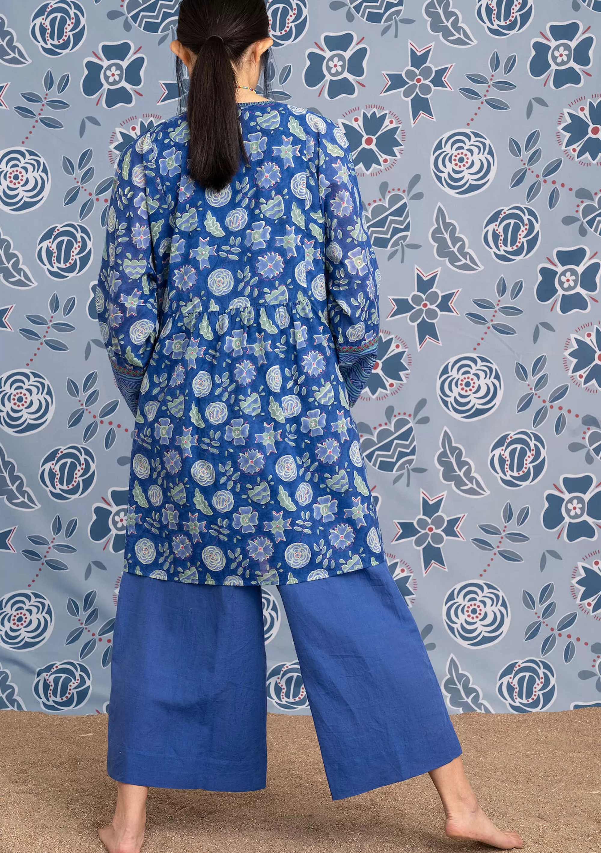 Blusen | Öko-Baumwolle^Gudrun Sjödén Künstlerbluse Amber Aus Bio-Baumwolle lupine