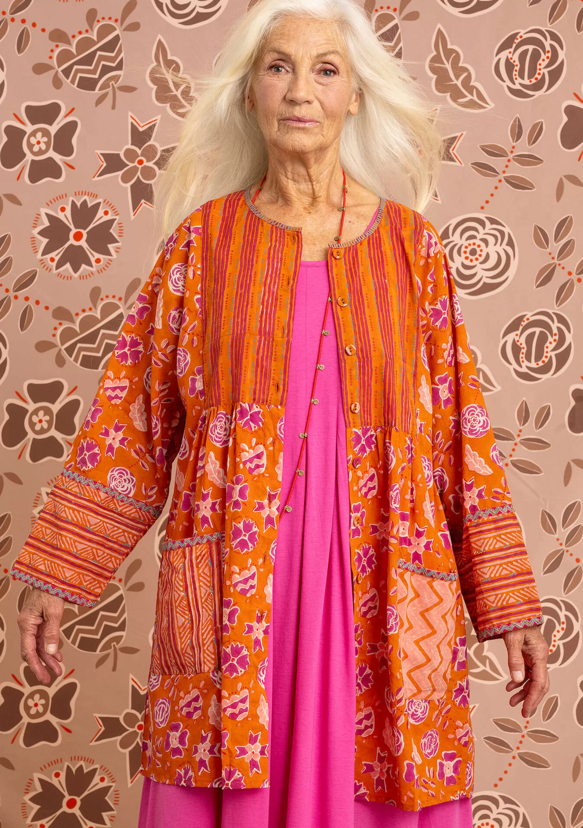 Blusen | Öko-Baumwolle^Gudrun Sjödén Künstlerbluse Amber Aus Bio-Baumwolle masala