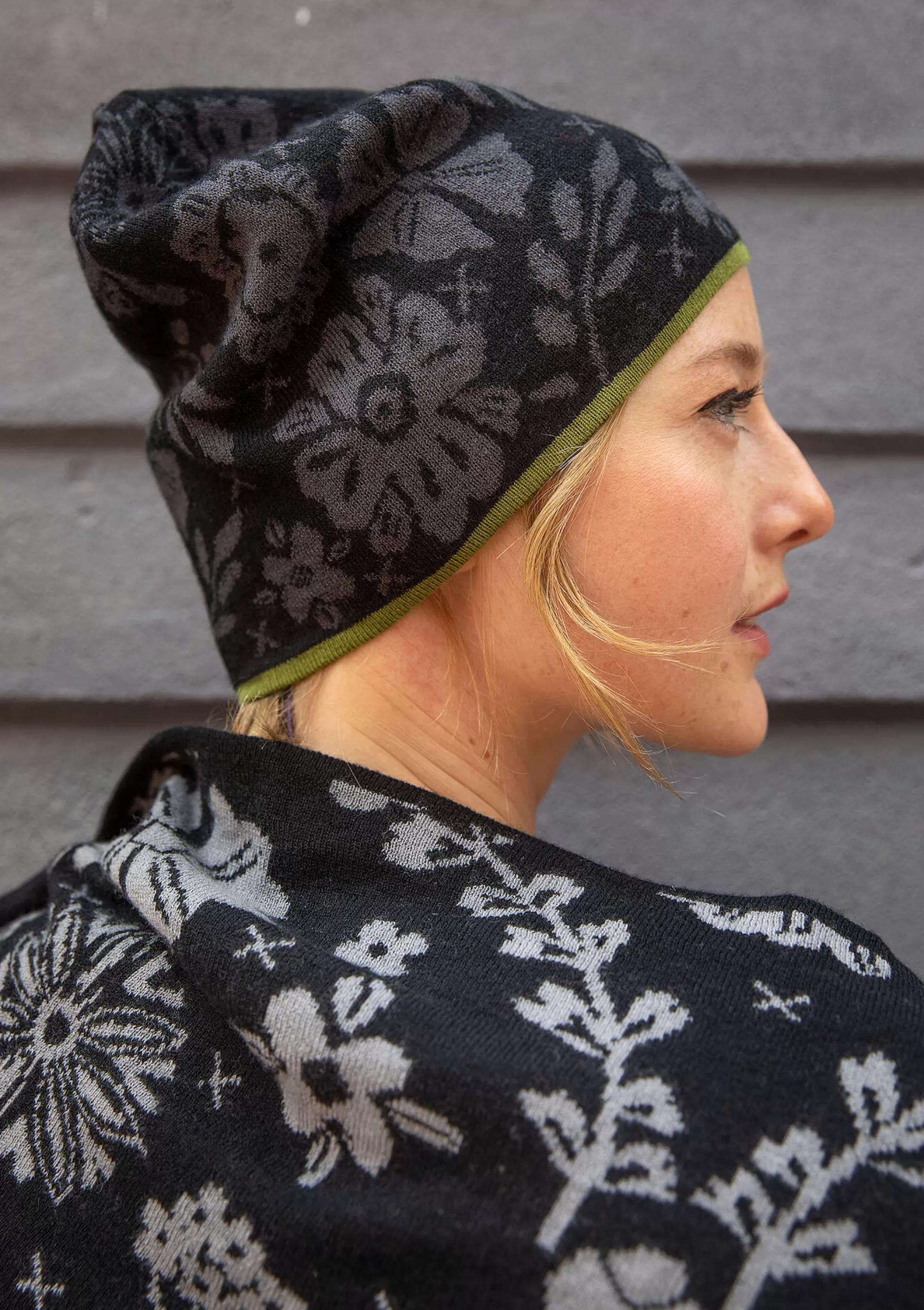 Accessoires | Lagenlook^Gudrun Sjödén Mütze Jurta Aus Wolle/Lyocell schwarz