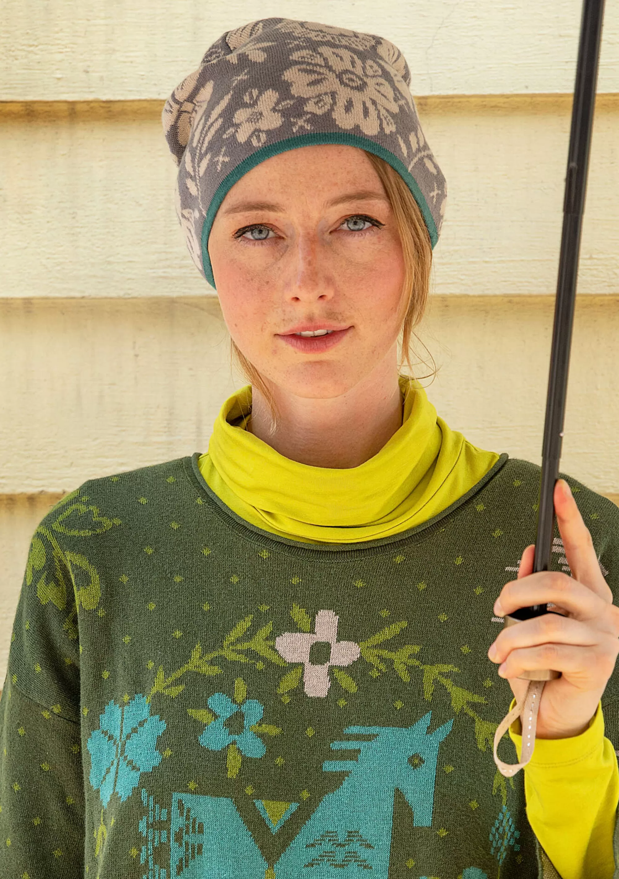 Accessoires | Lagenlook^Gudrun Sjödén Mütze Jurta Aus Wolle/Lyocell hellsand