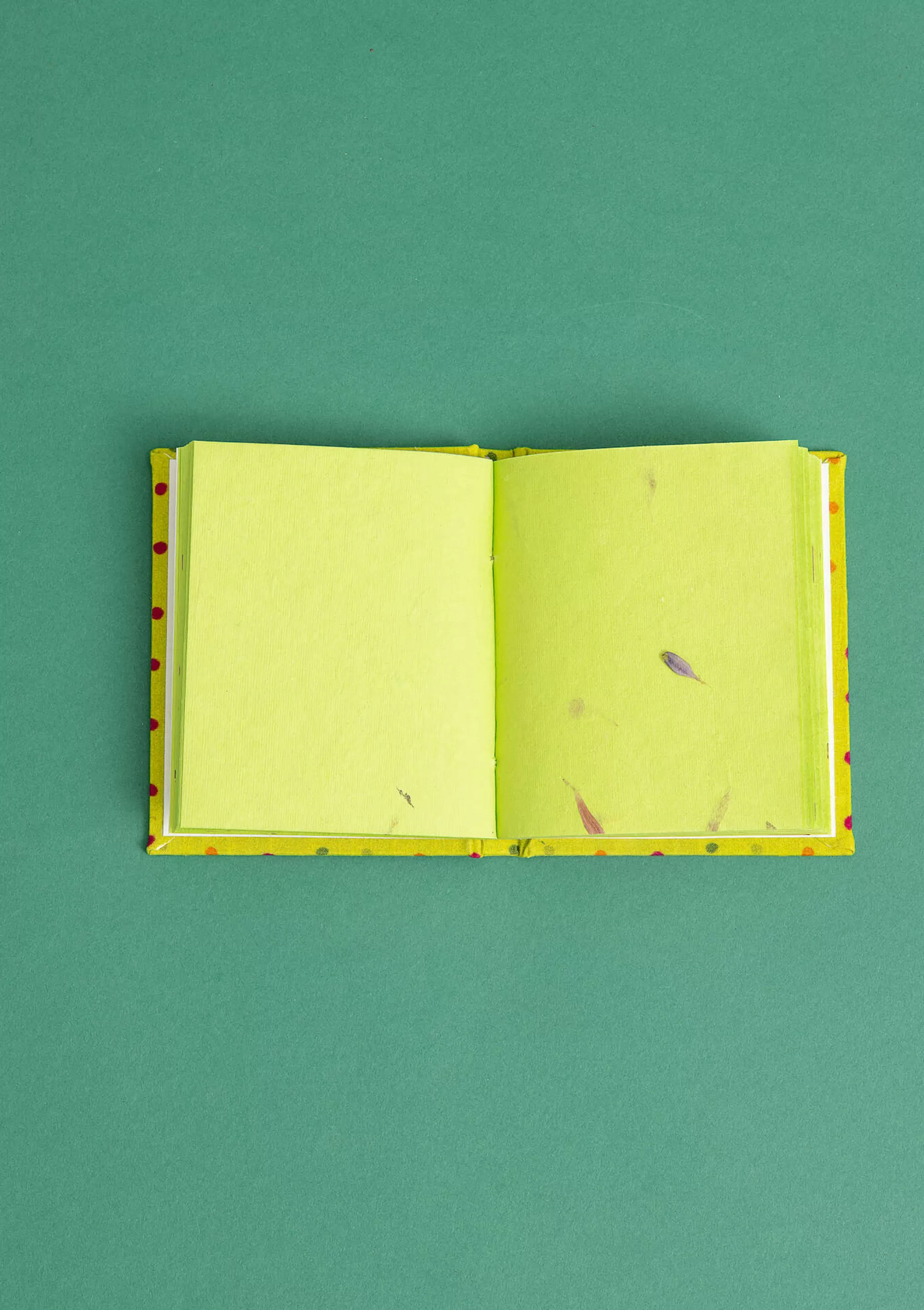 Dekoration & Accessoires | Bücher^Gudrun Sjödén Notizbuch Kavya Aus Papier Mit Stoffbezogenem Einband waldgrün