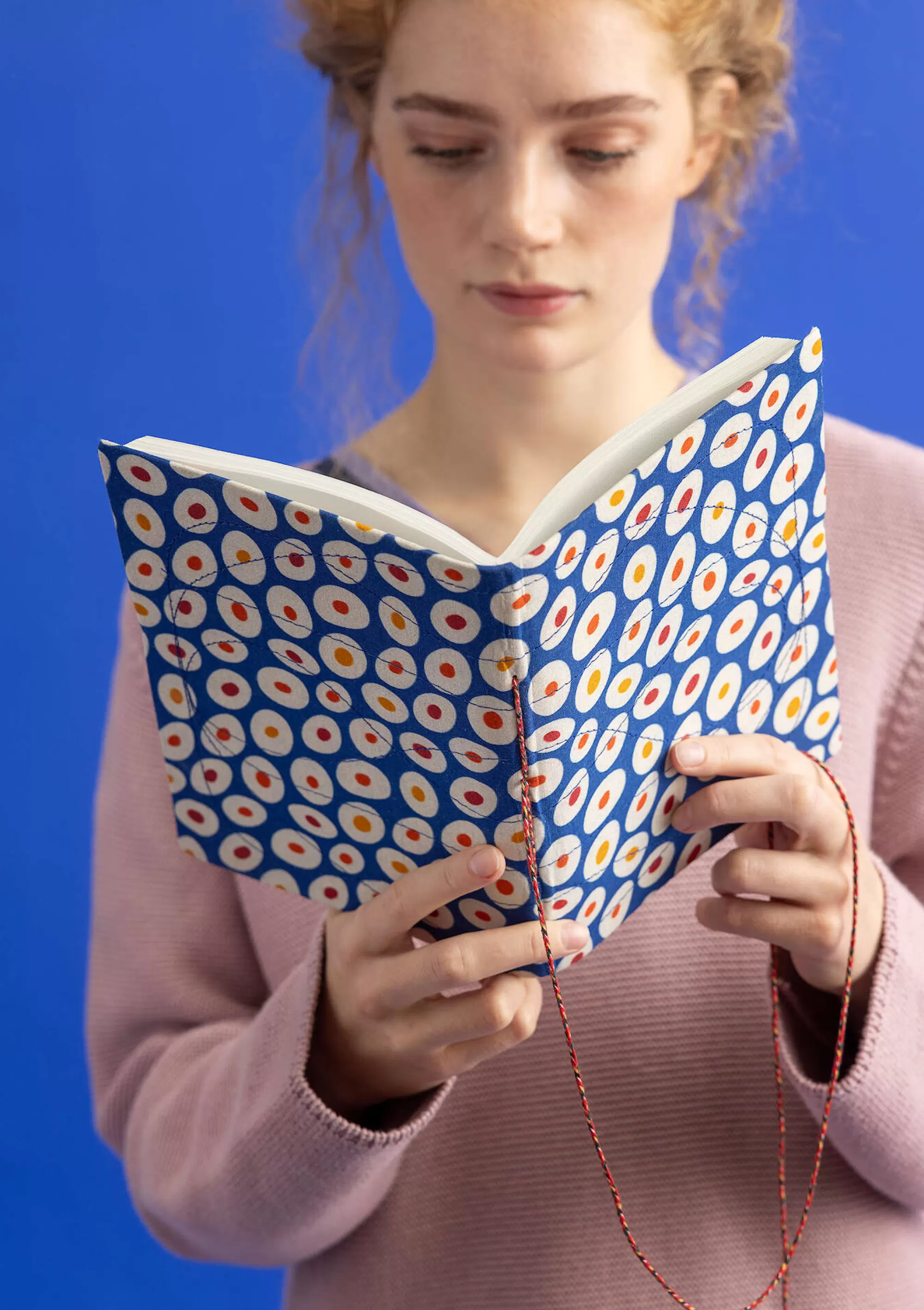 Dekoration & Accessoires | Bücher^Gudrun Sjödén Notizbuch Runa Aus Papier Mit Stoffbezogenem Einband tiefblau