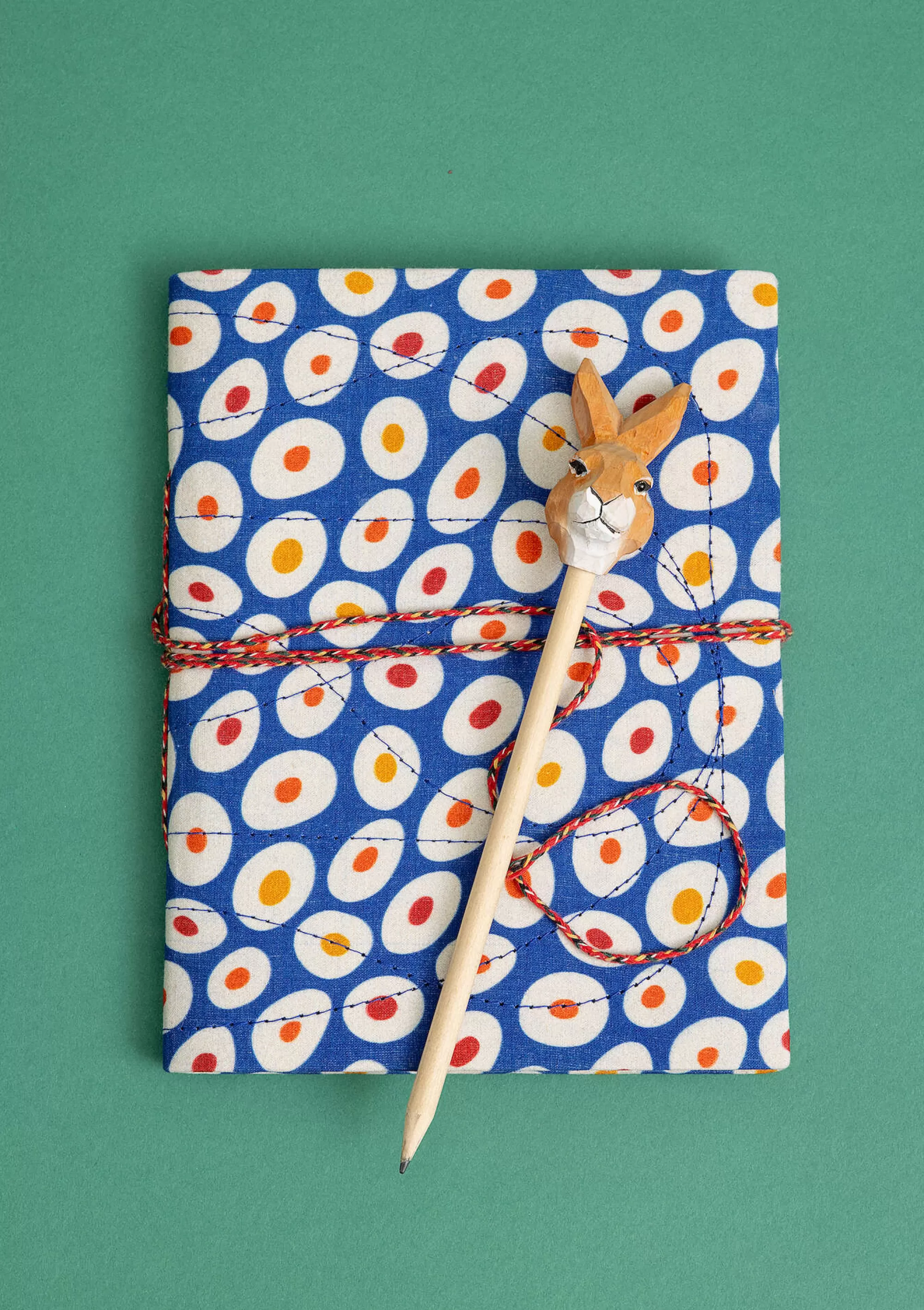 Dekoration & Accessoires | Bücher^Gudrun Sjödén Notizbuch Runa Aus Papier Mit Stoffbezogenem Einband tiefblau