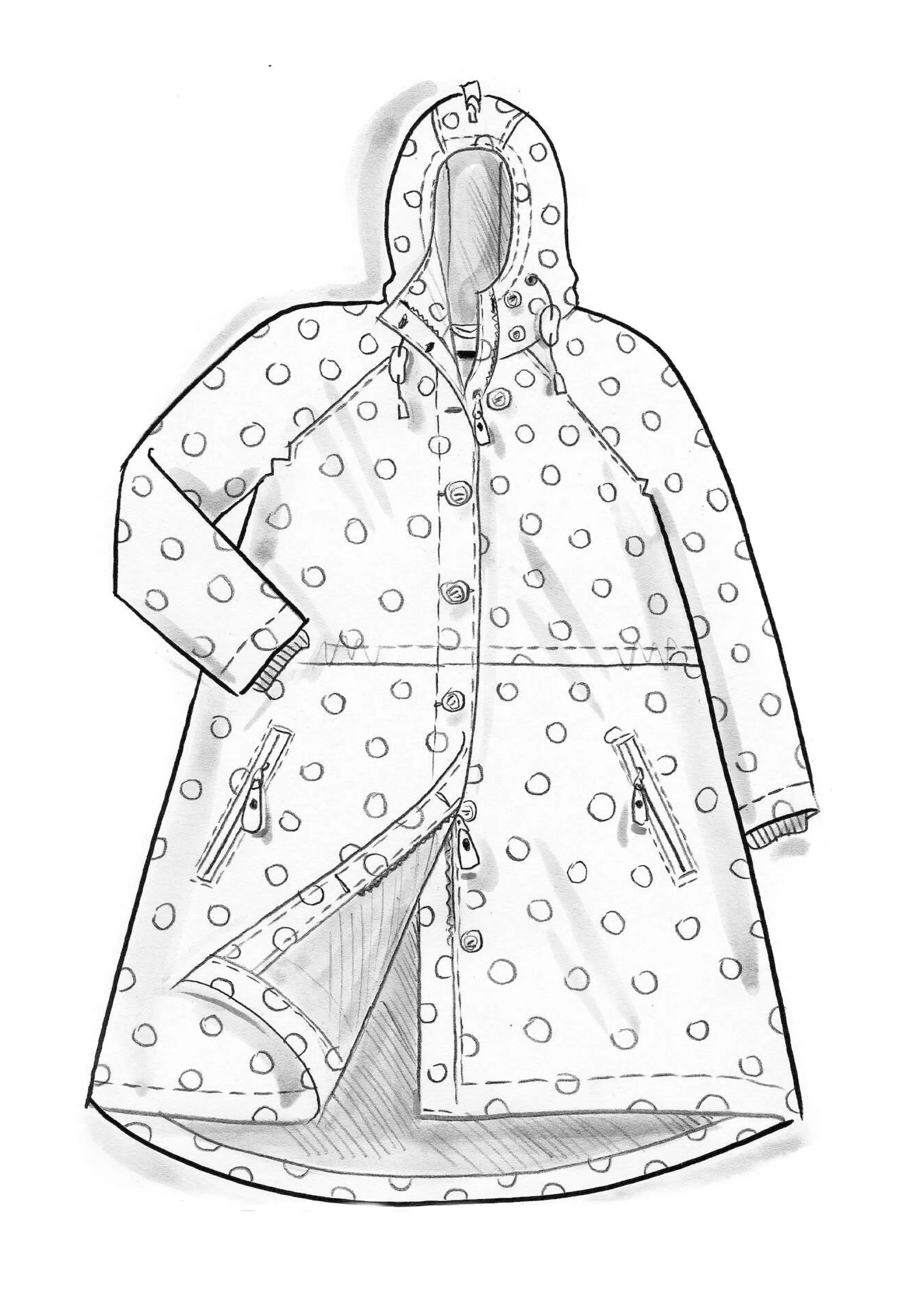 Jacken & Mäntel | Öko-Baumwolle^Gudrun Sjödén Parka Francis Aus Bio-Baumwollgewebe hafer-gemustert