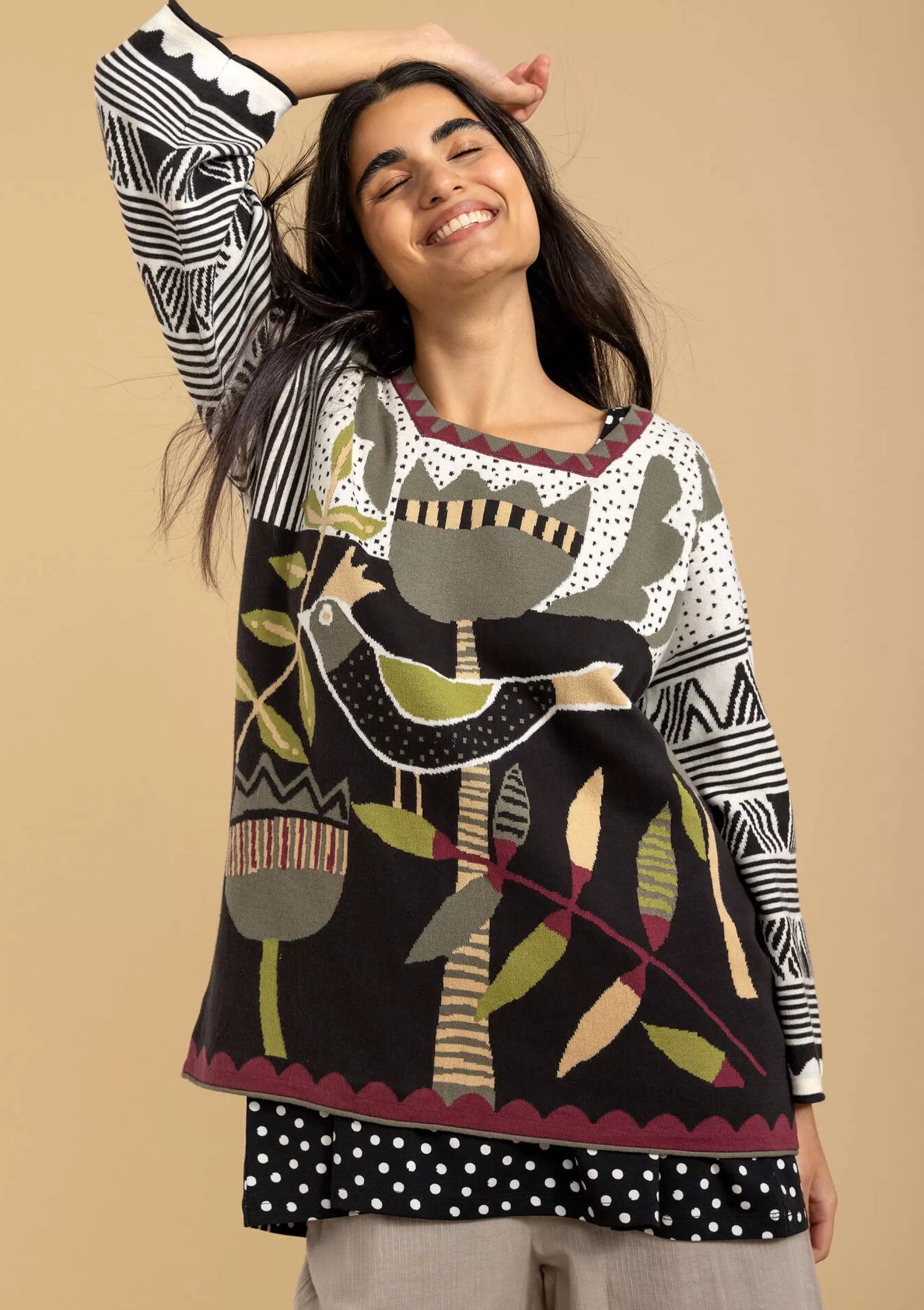 Pullover & Shirts | Öko-Baumwolle^Gudrun Sjödén Pullover Birdie Aus Bio-/Recycling-Baumwolle schwarz
