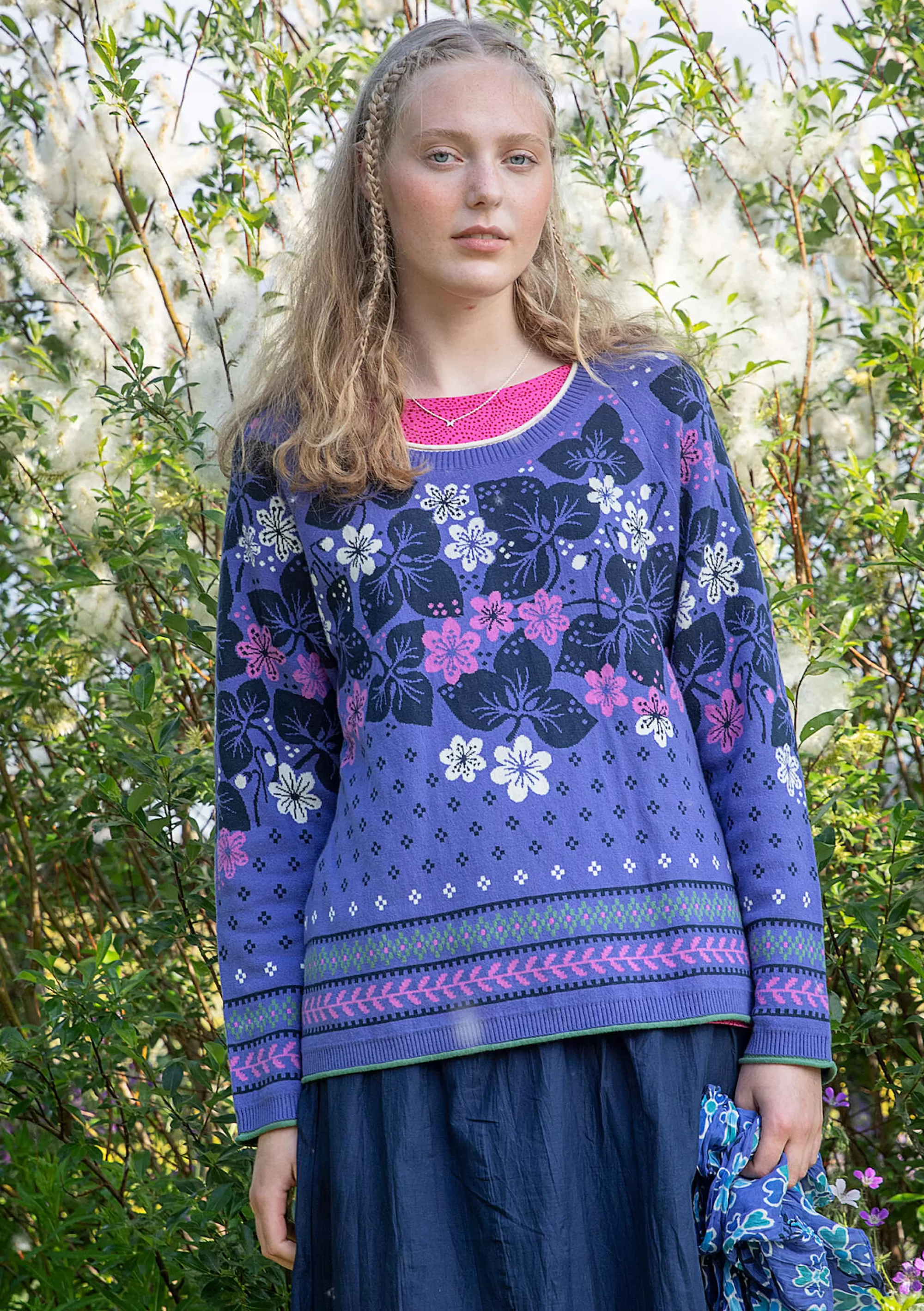 Pullover & Shirts | Öko-Baumwolle^Gudrun Sjödén Pullover Blåsippa Aus Bio-/Recycling-Baumwolle blauglöckchen