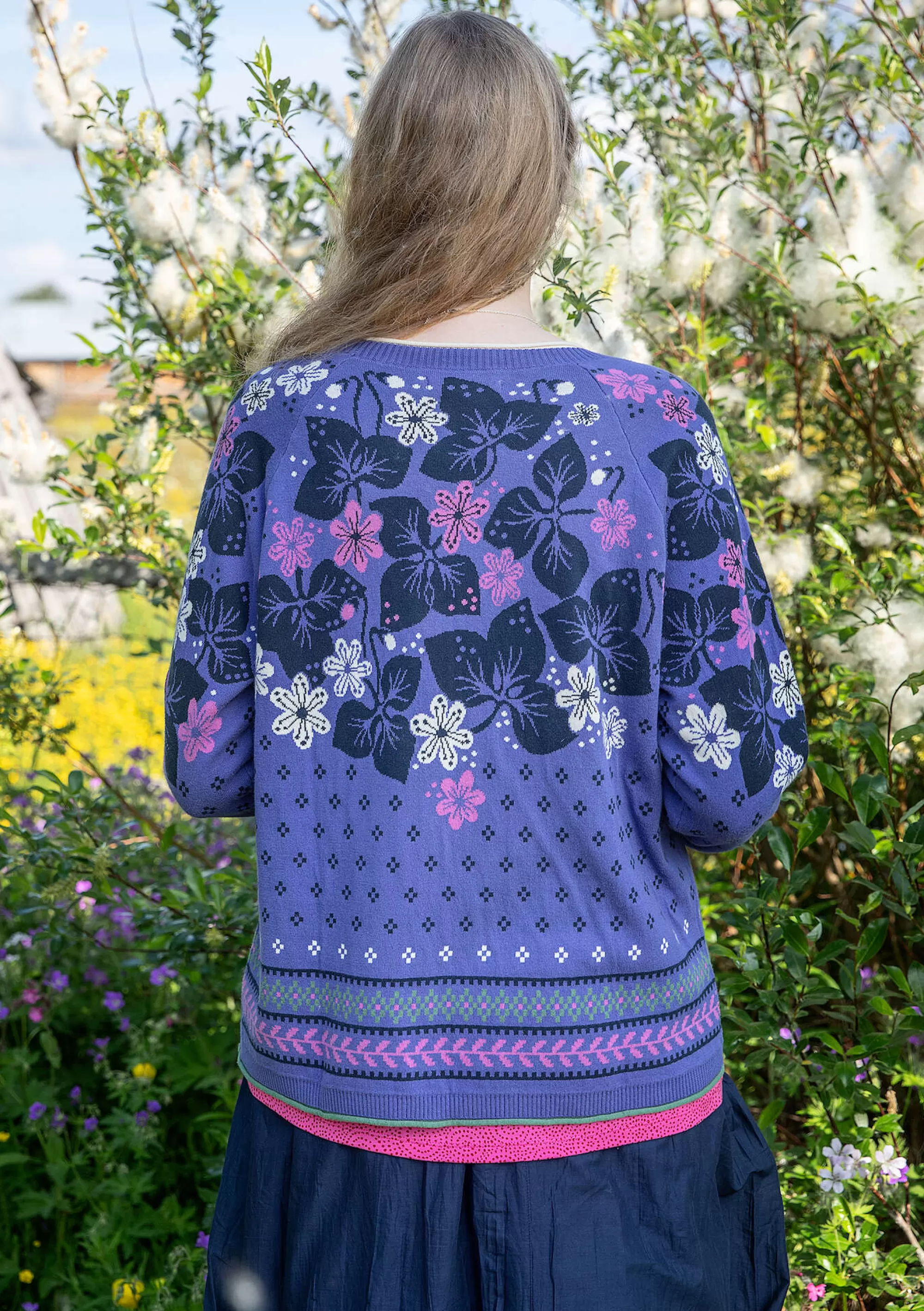 Pullover & Shirts | Öko-Baumwolle^Gudrun Sjödén Pullover Blåsippa Aus Bio-/Recycling-Baumwolle blauglöckchen