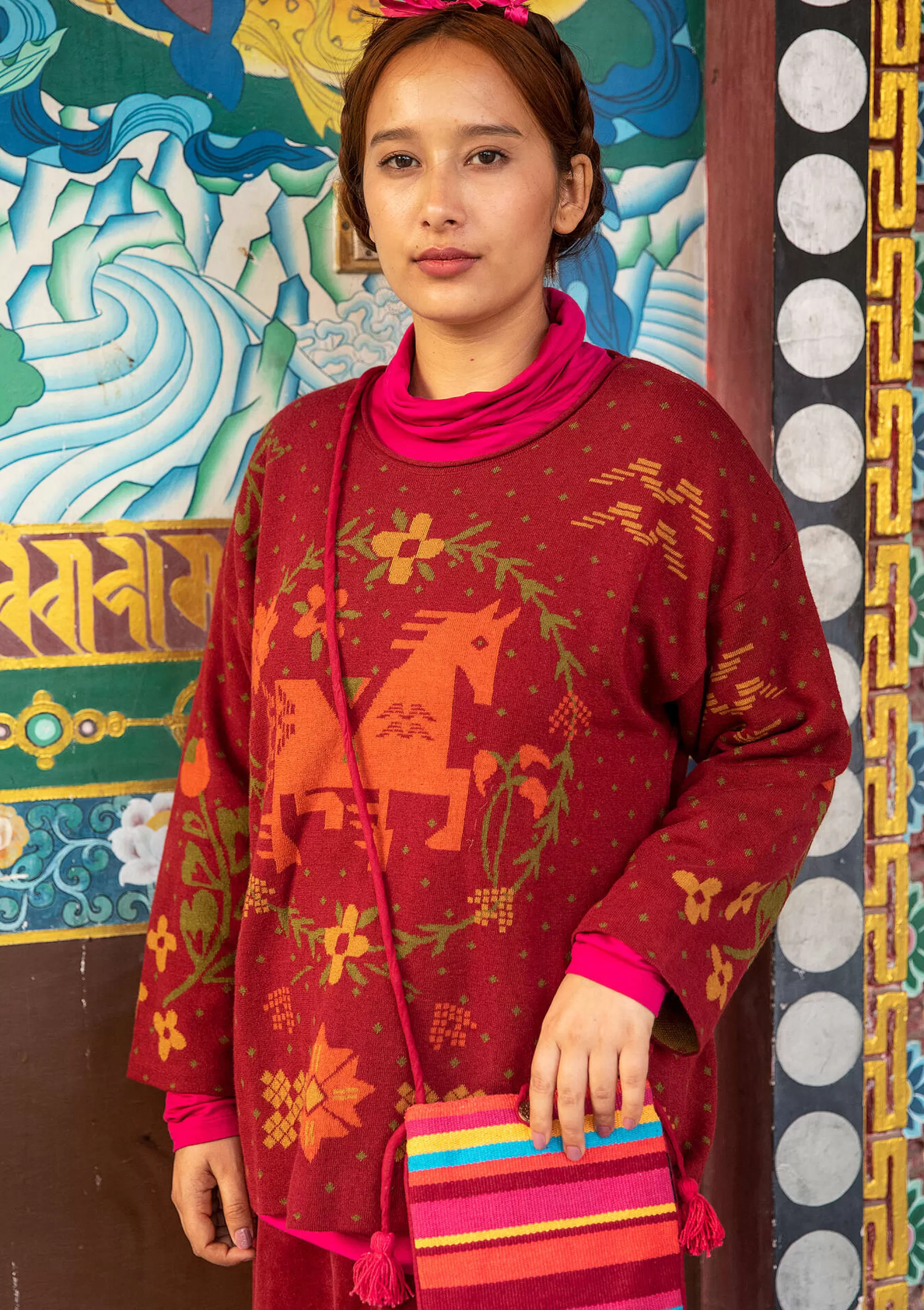 Pullover & Shirts | Lagenlook^Gudrun Sjödén Pullover Feru Aus Bio-Baumwolle/Leinen achatrot