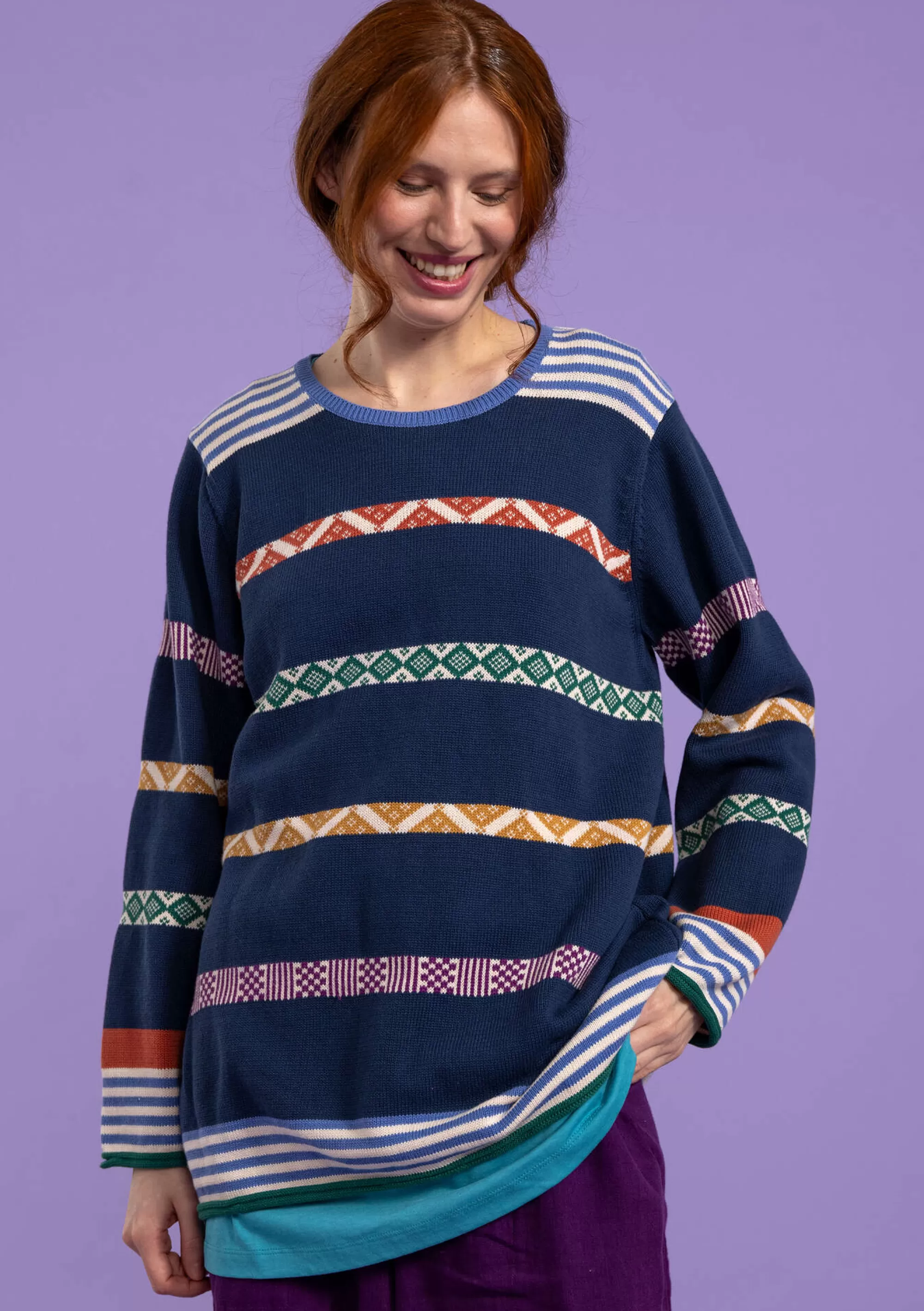 Pullover & Shirts | Öko-Baumwolle^Gudrun Sjödén Pullover Shoko Aus Bio-Baumwolle indigoblau
