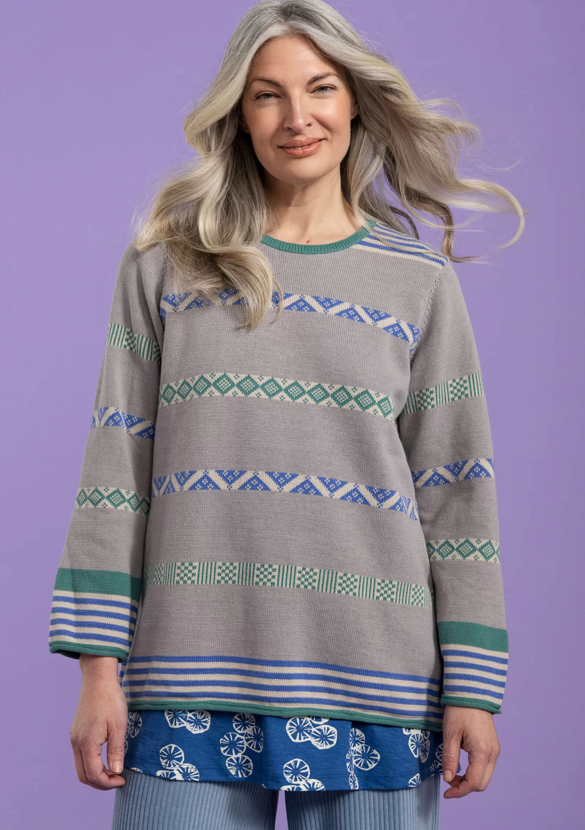 Pullover & Shirts | Öko-Baumwolle^Gudrun Sjödén Pullover Shoko Aus Bio-Baumwolle graureiher