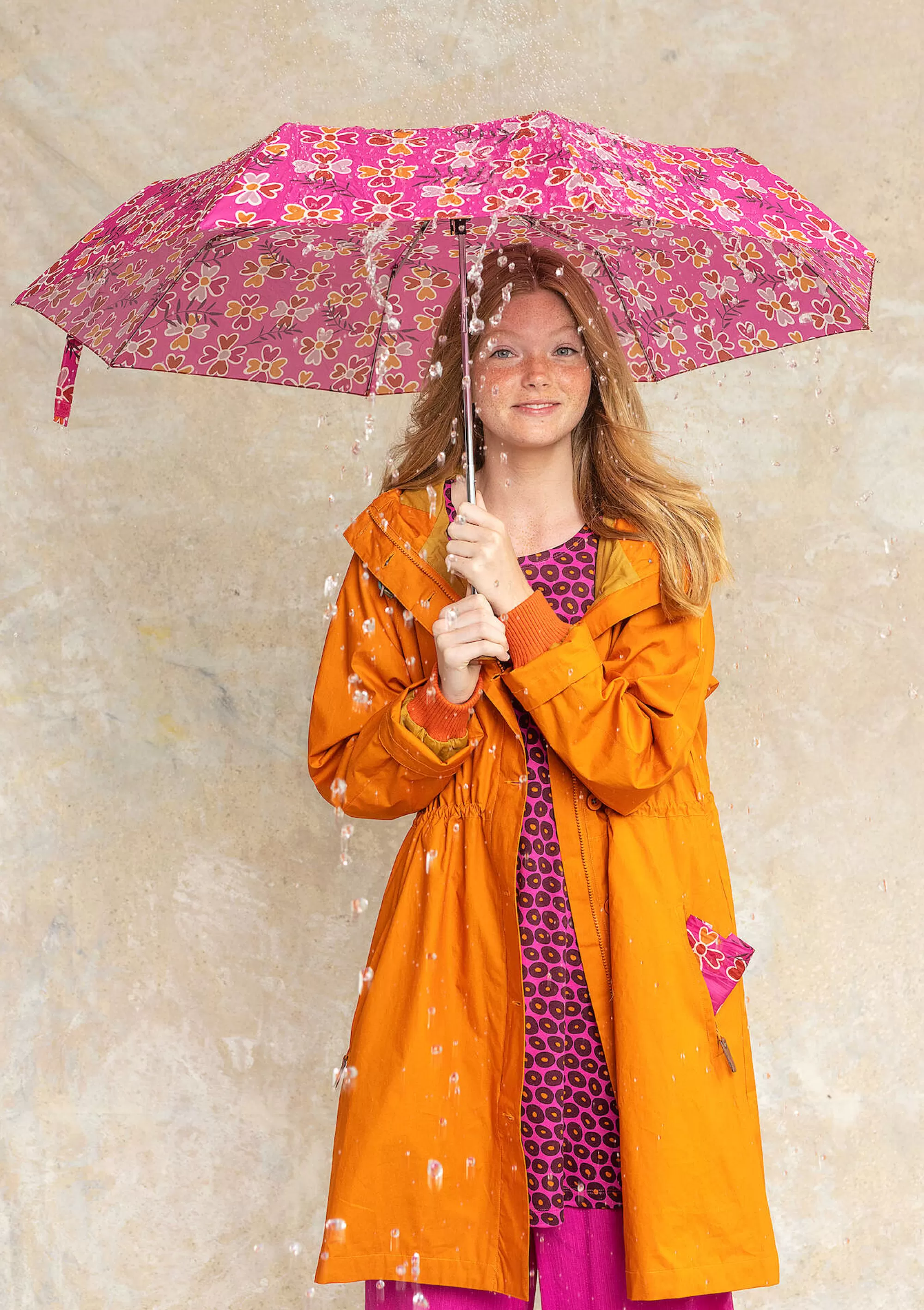 Accessoires | Blumenkleidung^Gudrun Sjödén Regenschirm Peggy Aus Recycling-Polyester hibiskus