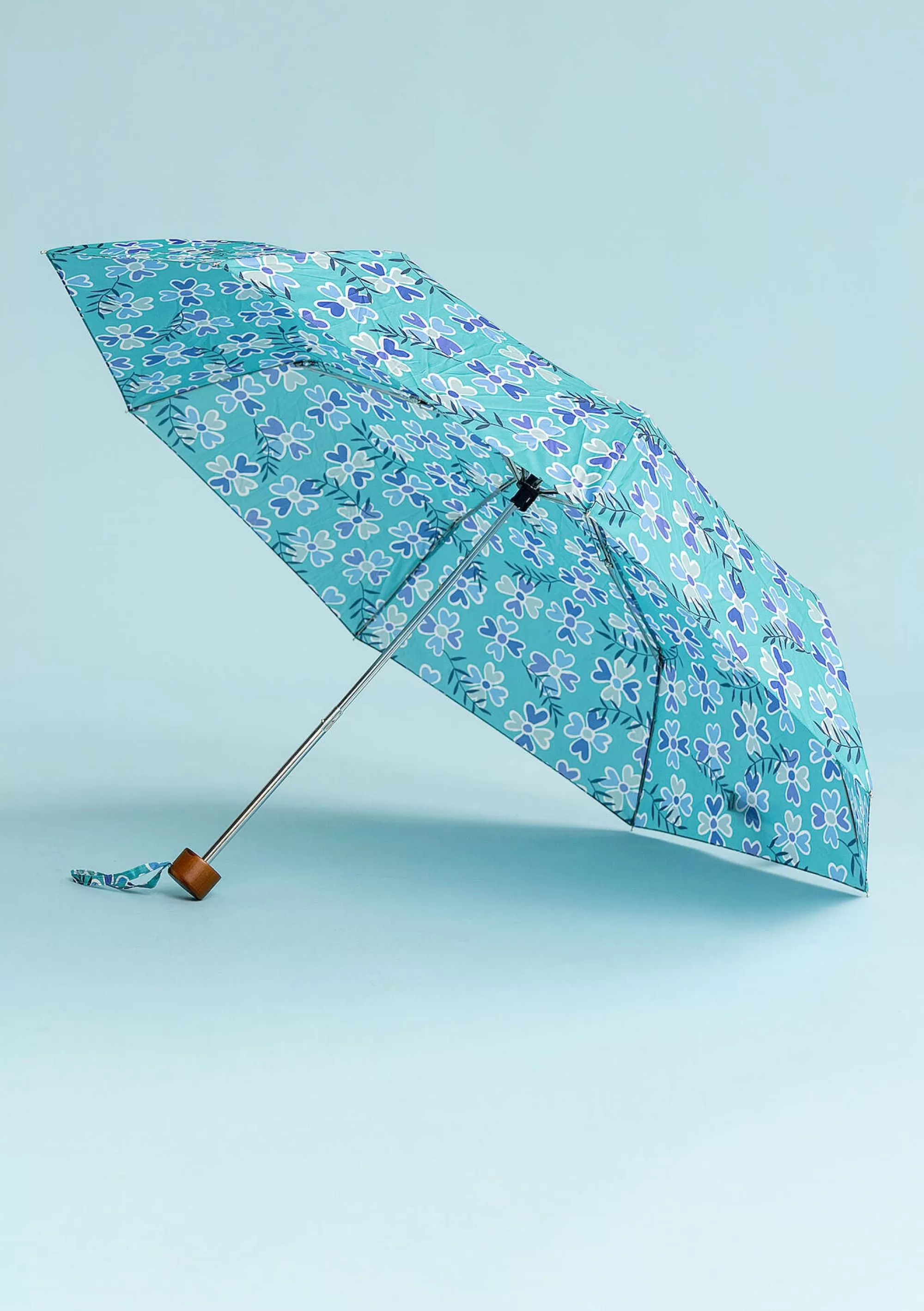 Accessoires | Blumenkleidung^Gudrun Sjödén Regenschirm Peggy Aus Recycling-Polyester aqua