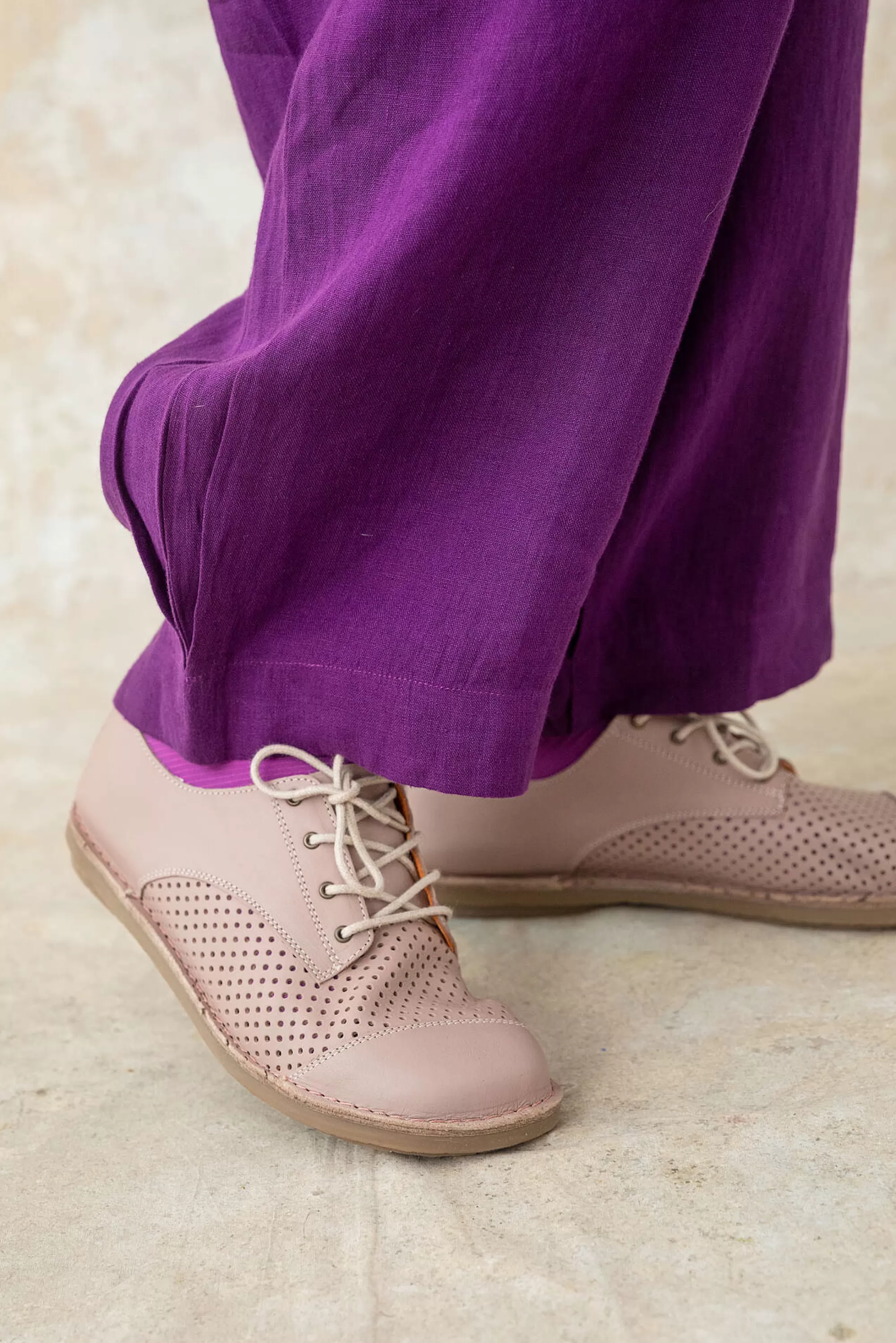 Schuhe^Gudrun Sjödén Schuhe Aus Nappaleder rosa sand