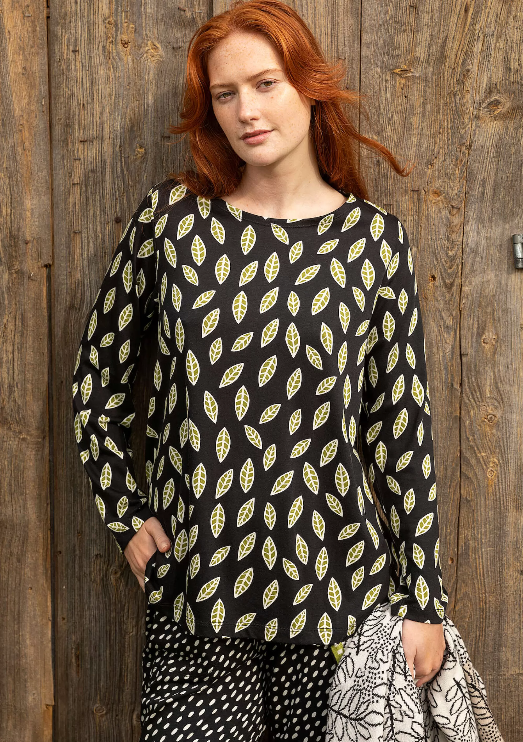 Pullover & Shirts | Öko-Baumwolle^Gudrun Sjödén Shirt Långvik Aus Bio-Baumwolle/Modal schwarz