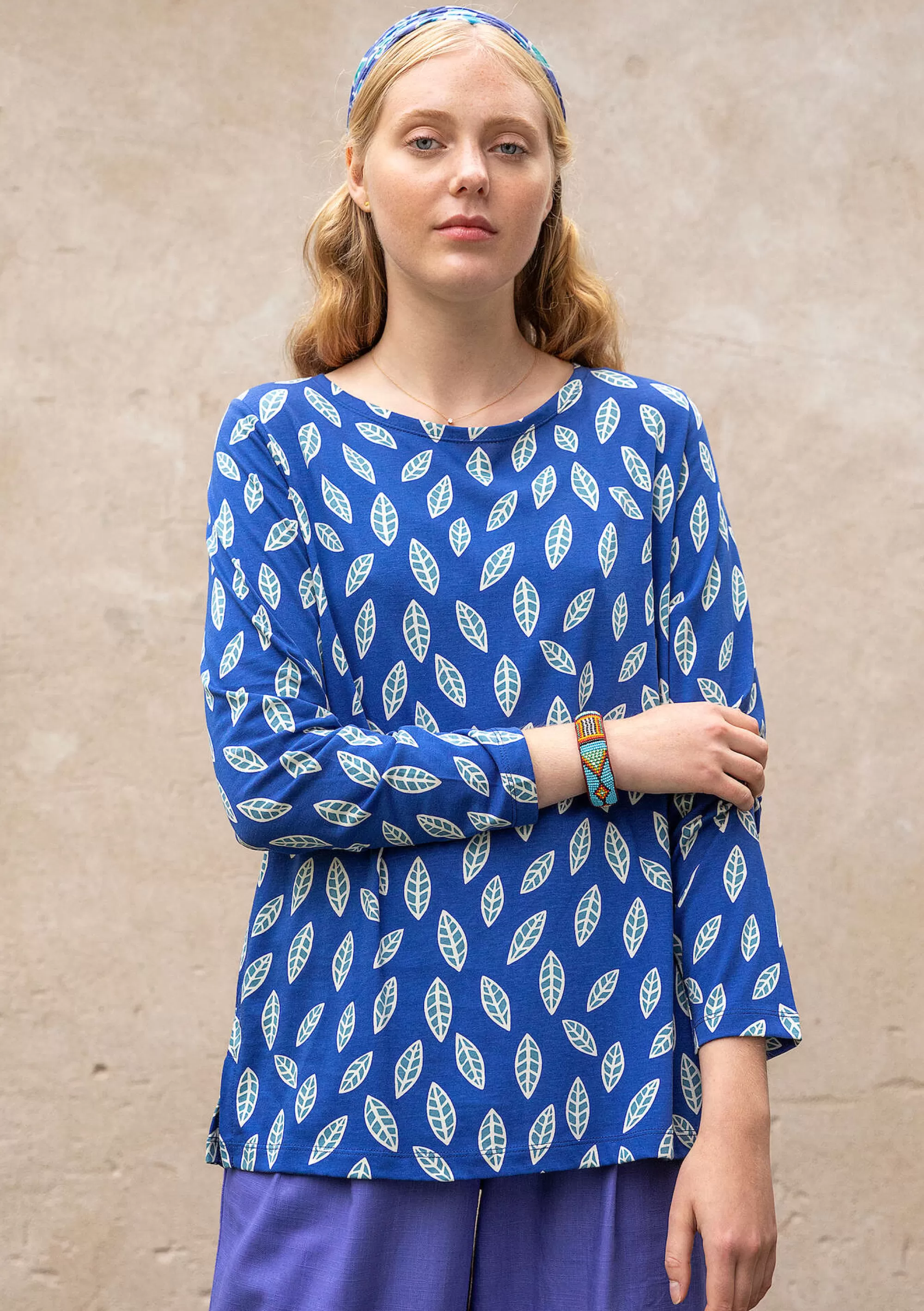 Große Größen | Pullover & Shirts^Gudrun Sjödén Shirt Långvik Aus Bio-Baumwolle/Modal lupine