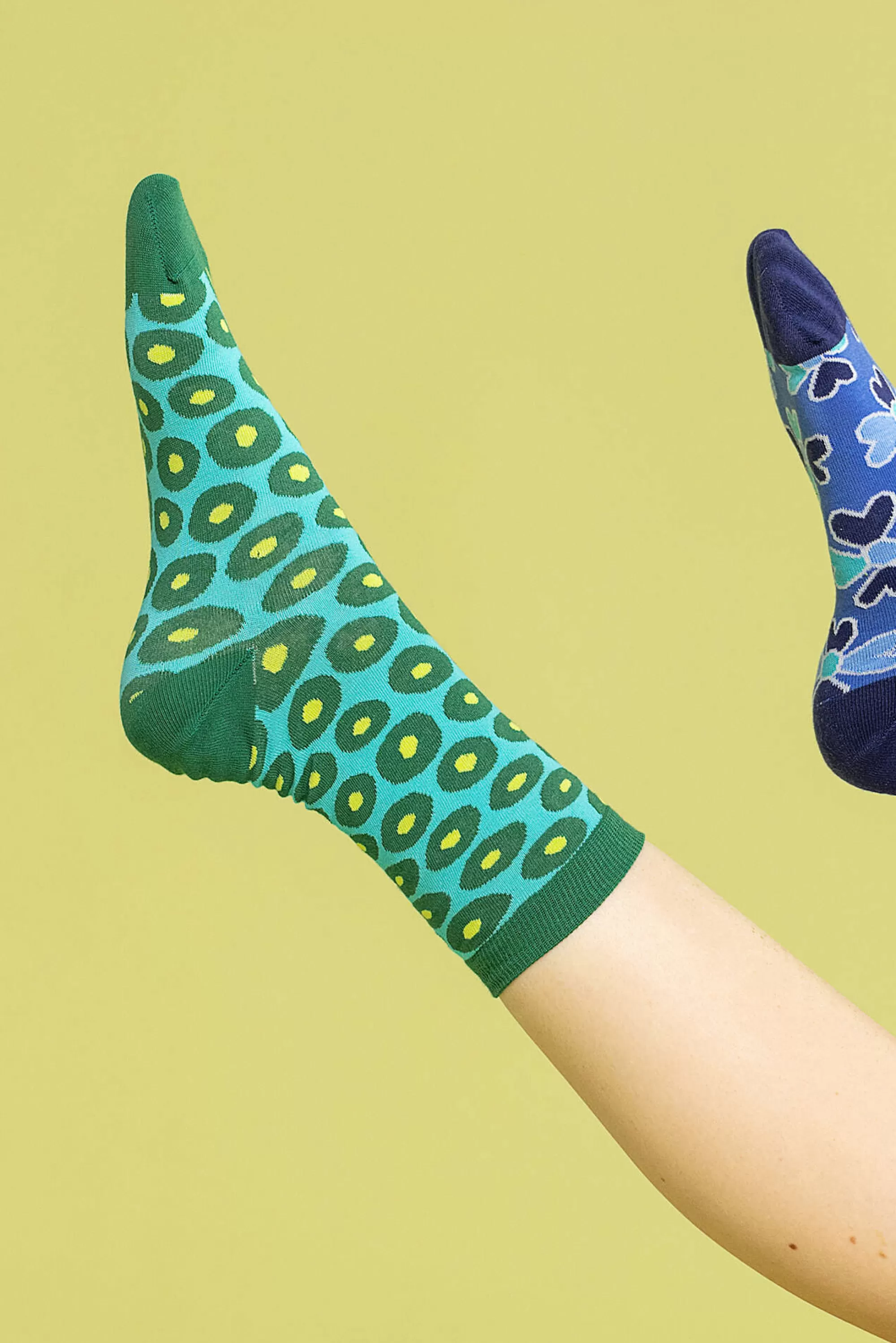 Accessoires | Socken & Strumpfhosen^Gudrun Sjödén Socken Billie Aus Bio-Baumwolle aqua