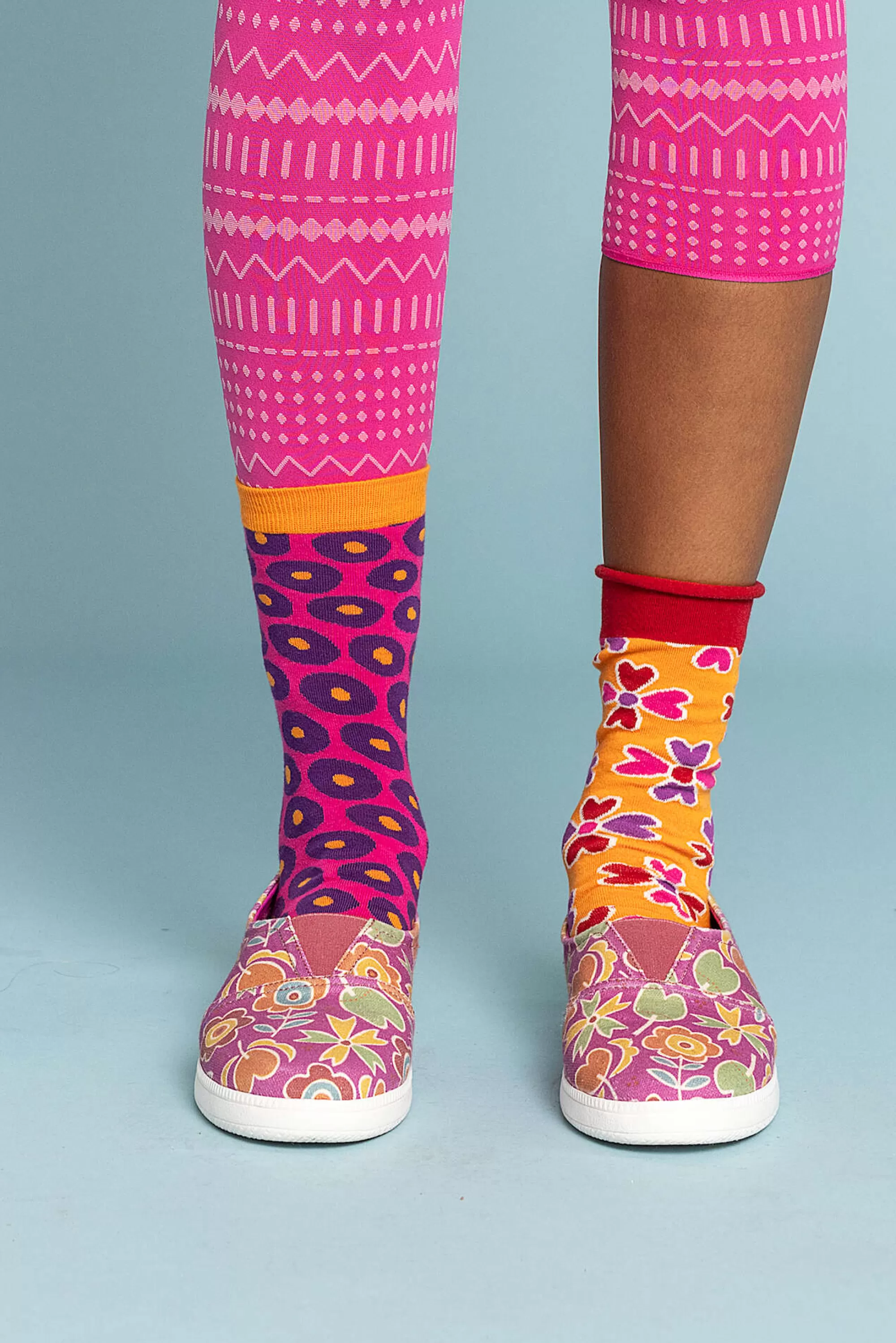Accessoires | Socken & Strumpfhosen^Gudrun Sjödén Socken Billie Aus Bio-Baumwolle hibiskus