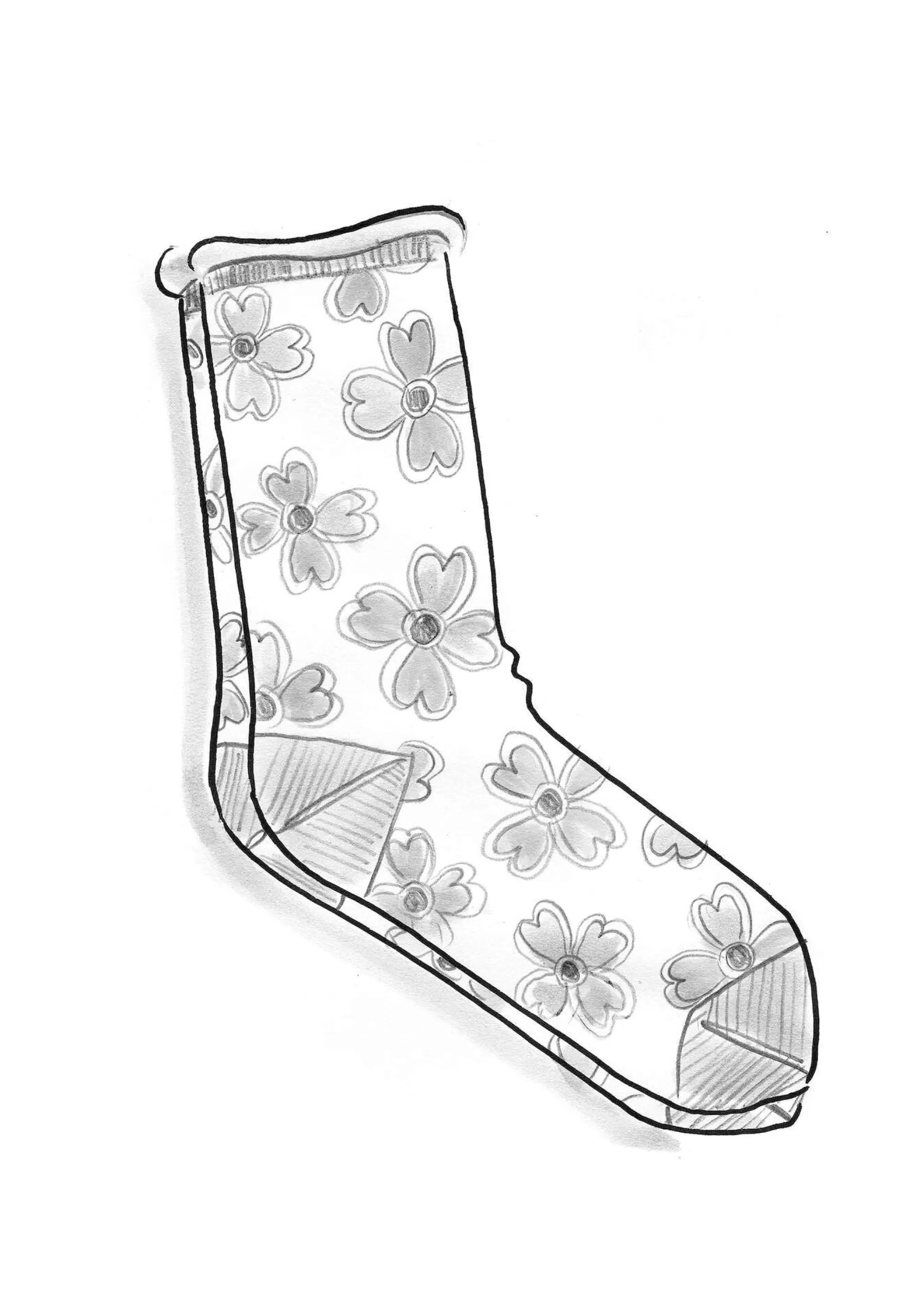 Accessoires | Blumenkleidung^Gudrun Sjödén Socken Peggy Aus Bio-Baumwolle masala