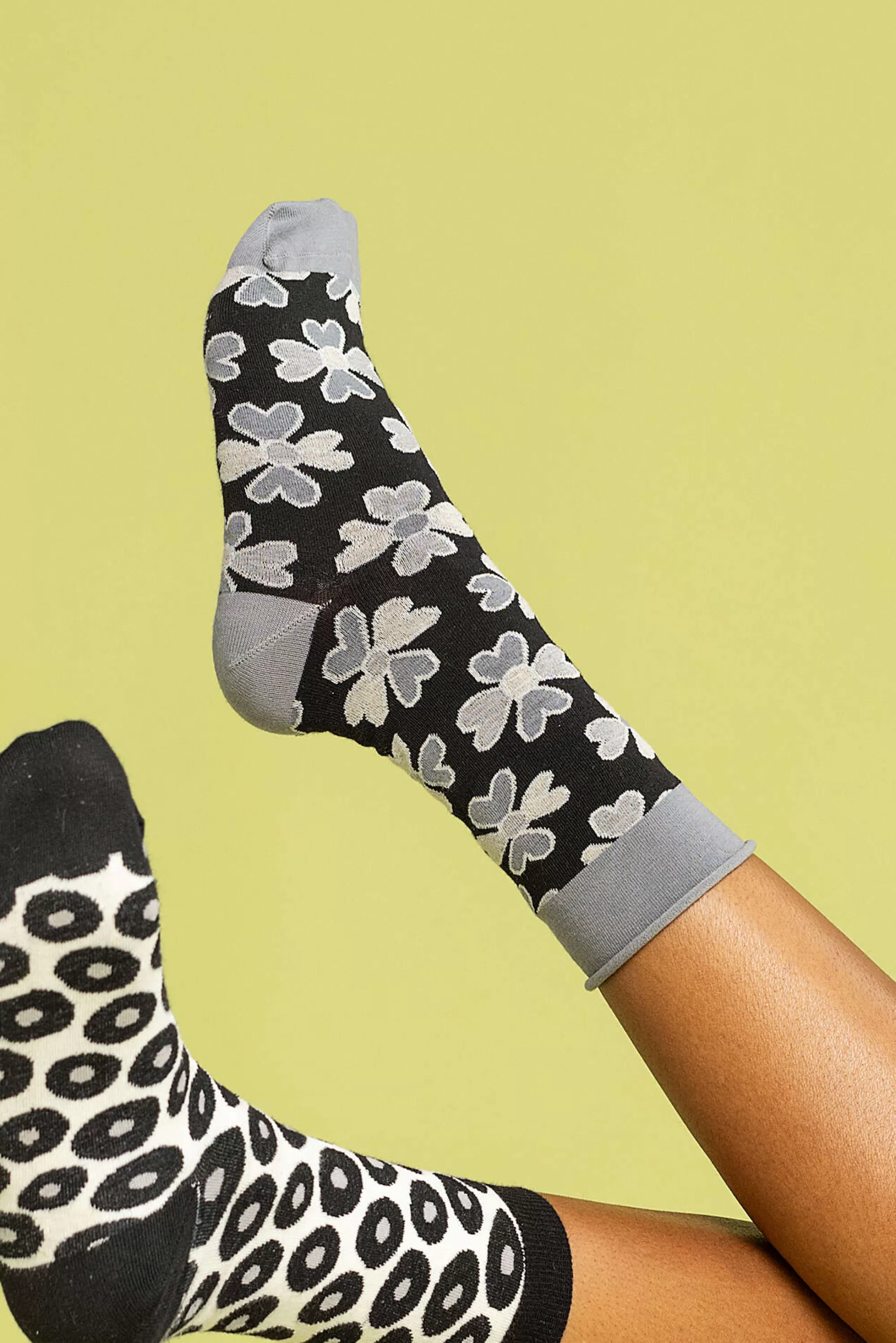Lagenlook | Accessoires^Gudrun Sjödén Socken Peggy Aus Bio-Baumwolle schwarz