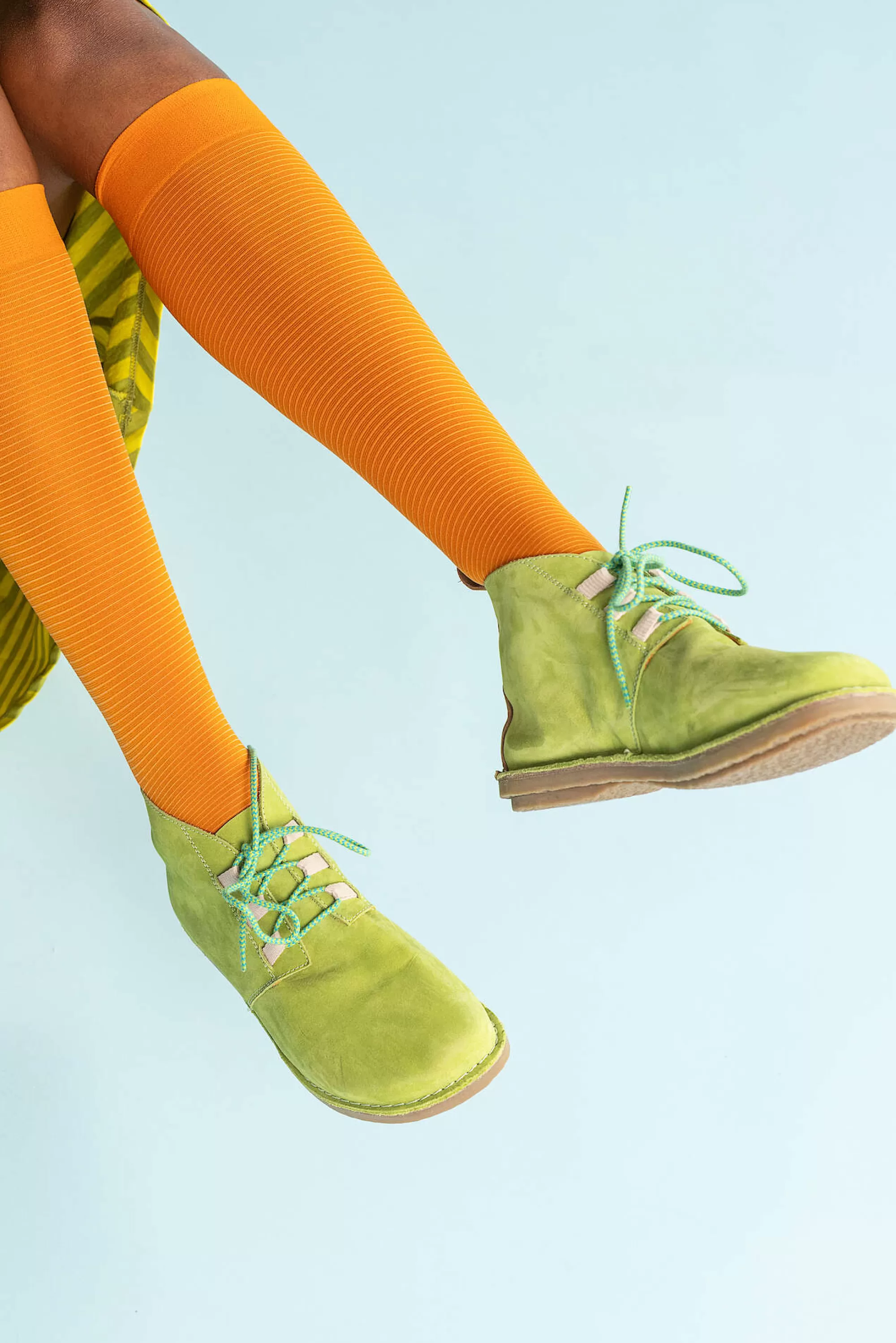 Schuhe^Gudrun Sjödén Stiefeletten Aus Nubukleder pistazie