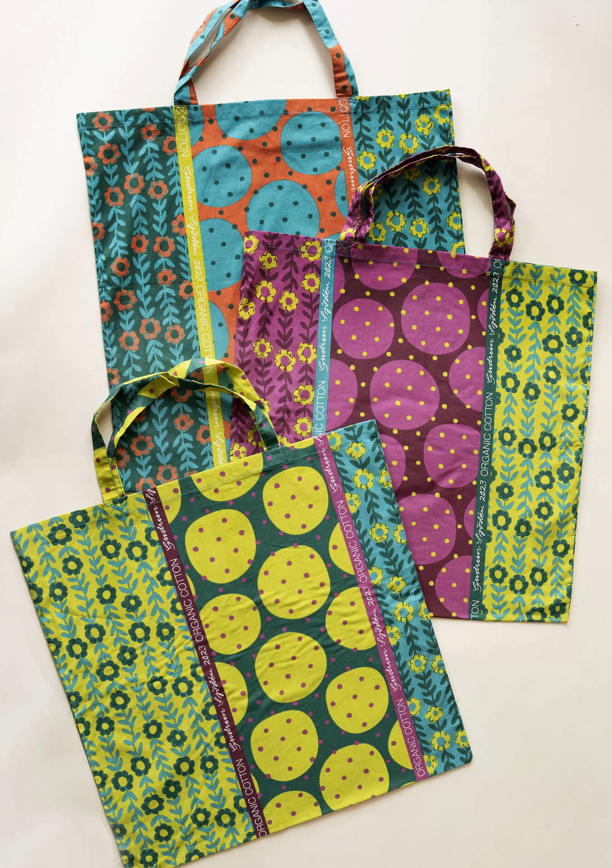 Taschen^Gudrun Sjödén Stofftasche Größe L, Aus Bio-Baumwolle multi