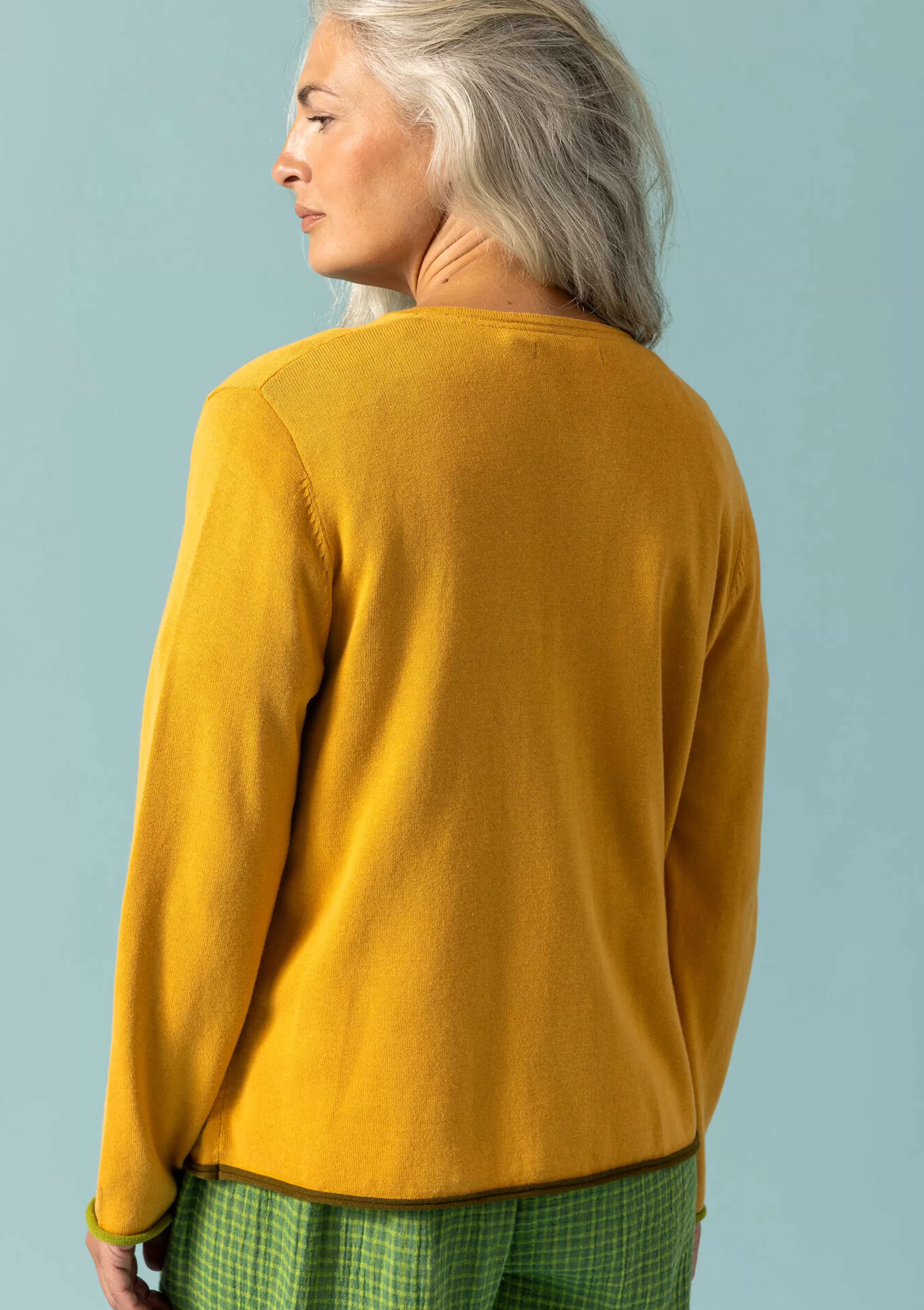 Strickjacken | Öko-Baumwolle^Gudrun Sjödén Strickjacke Aus Bio-/Recycling-Baumwolle hellocker