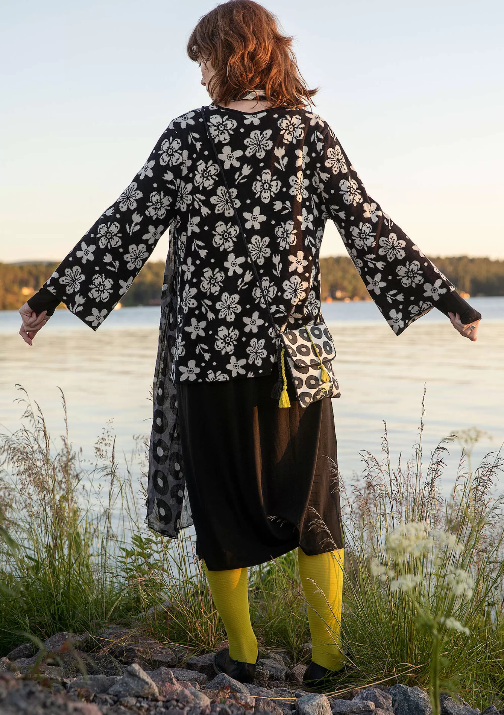 Strickjacken | Öko-Baumwolle^Gudrun Sjödén Strickjacke Flora-Li Aus Bio-/Recycling-Baumwolle schwarz