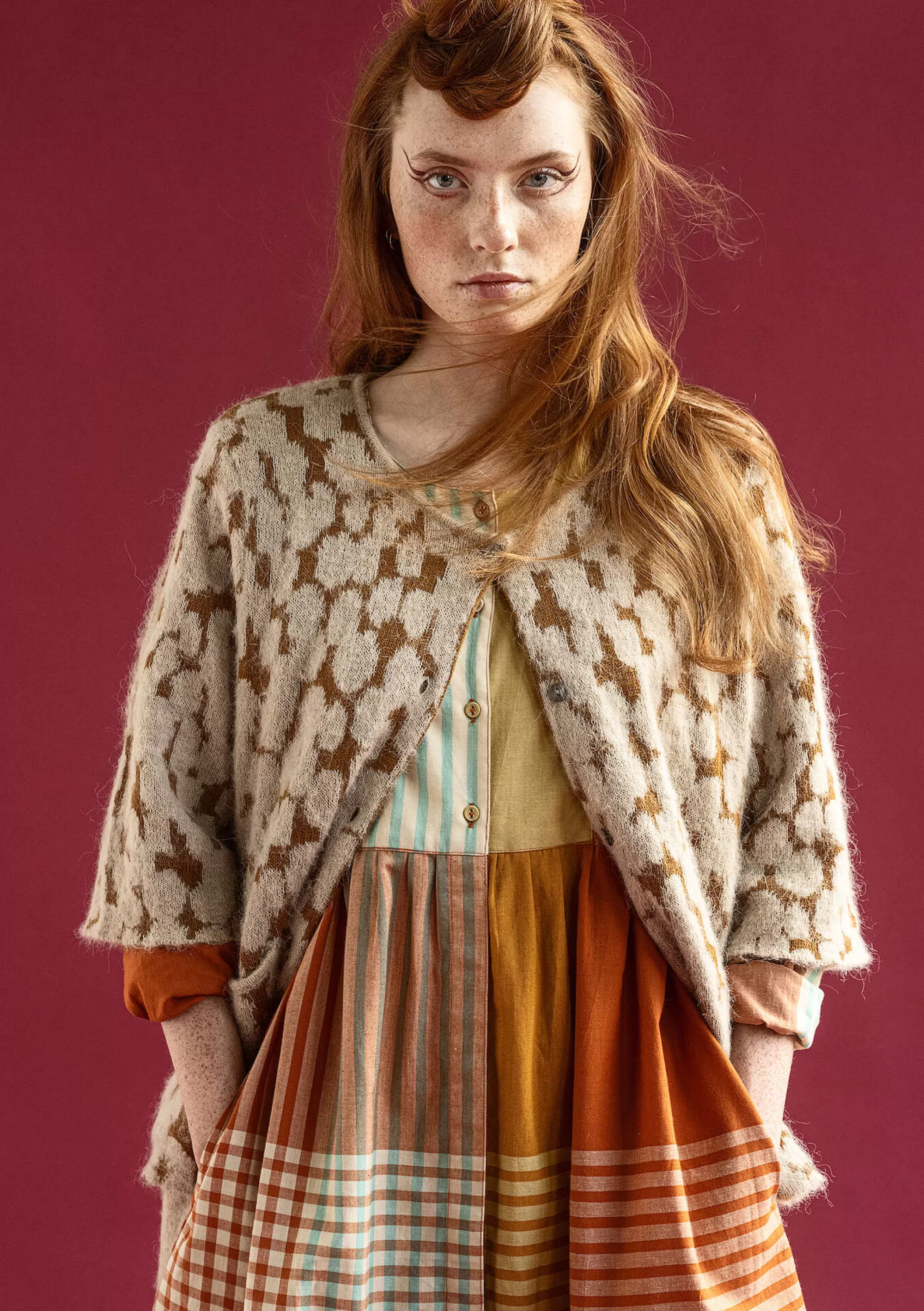 Strickjacken | Öko-Baumwolle^Gudrun Sjödén Strickjacke Morr Aus Alpakagemisch Und Recycling-/Bio-Baumwolle natur
