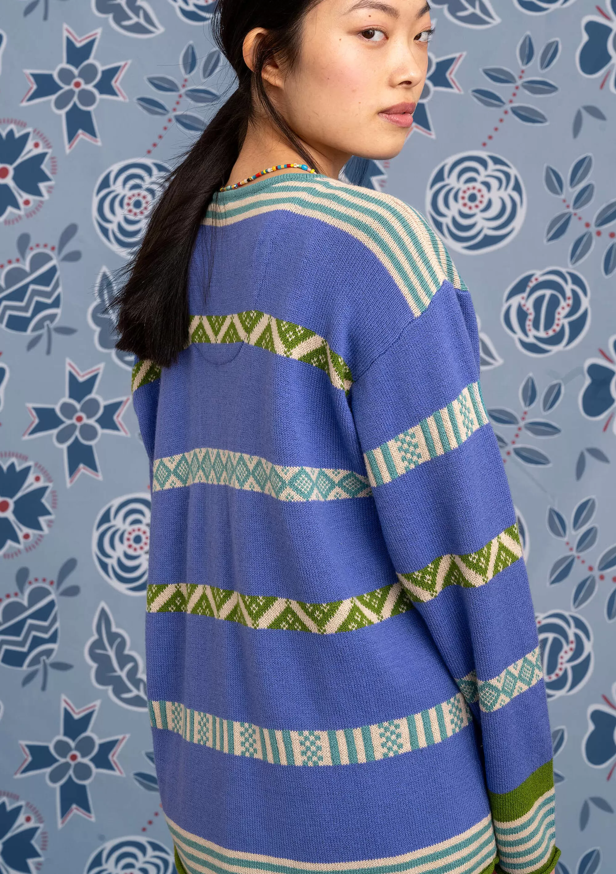 Strickjacken | Öko-Baumwolle^Gudrun Sjödén Strickjacke Shoko Aus Bio-Baumwolle/Wolle himmelblau