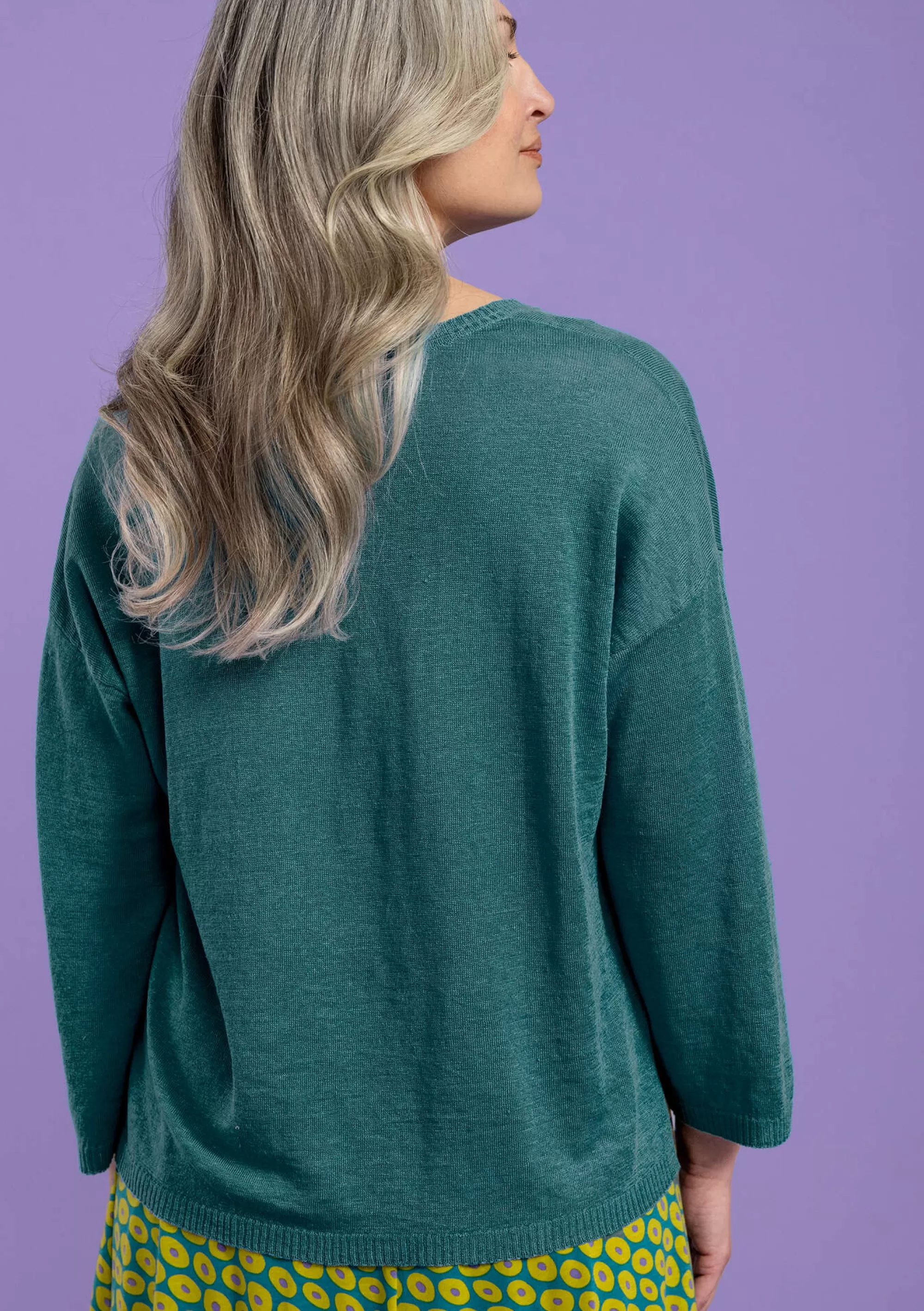 Pullover & Shirts | Leinenkleidung^Gudrun Sjödén Strickpullover Aus Leinen veronagrün