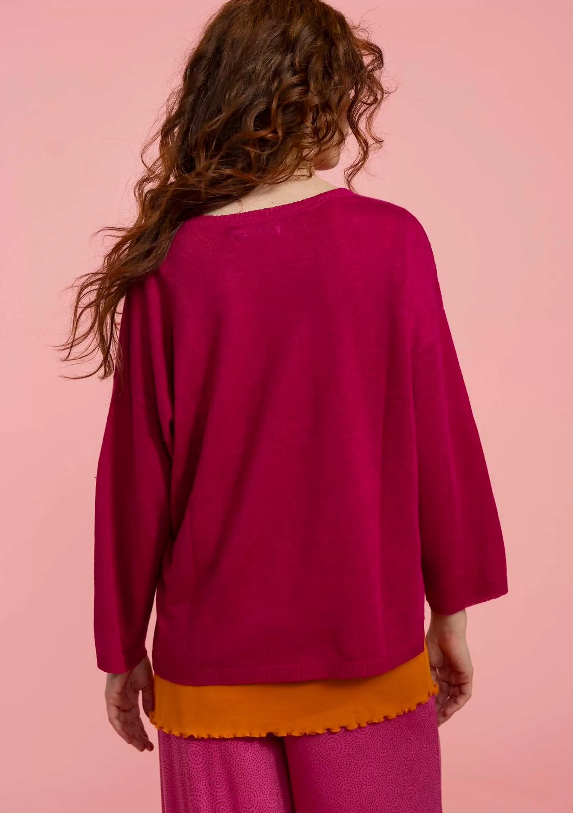 Pullover & Shirts | Leinenkleidung^Gudrun Sjödén Strickpullover Aus Leinen alpenveilchen