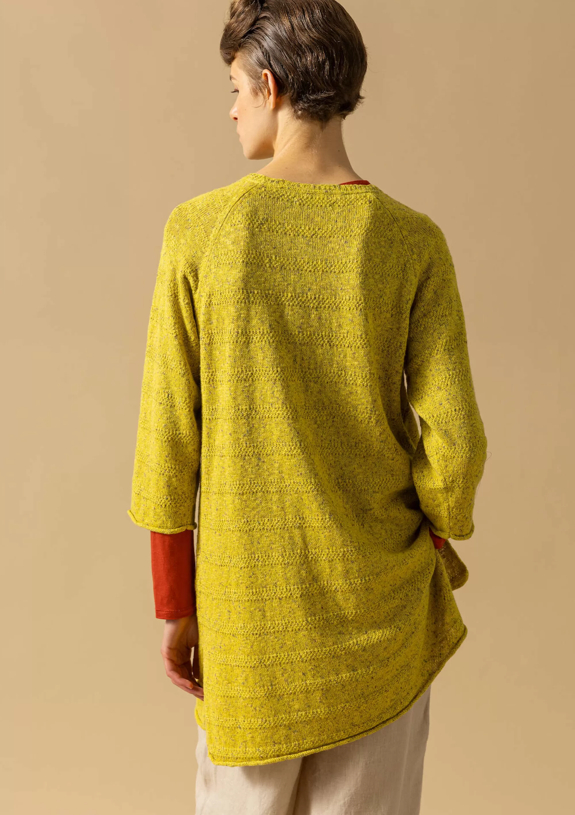 Pullover & Shirts | Leinenkleidung^Gudrun Sjödén Strickpullover Aus Leinen/Recycling-Baumwolle limettengrün