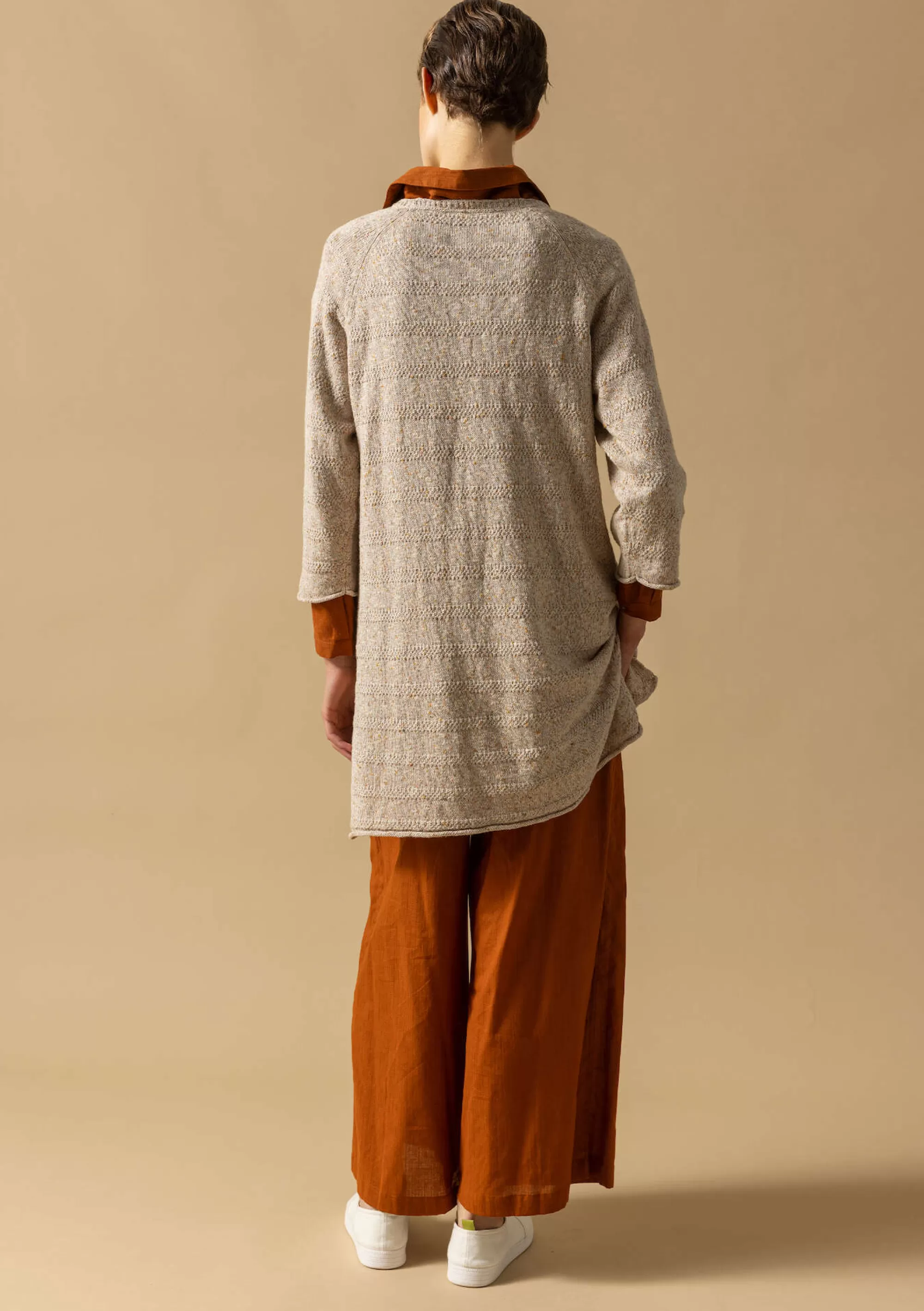 Pullover & Shirts | Leinenkleidung^Gudrun Sjödén Strickpullover Aus Leinen/Recycling-Baumwolle natur