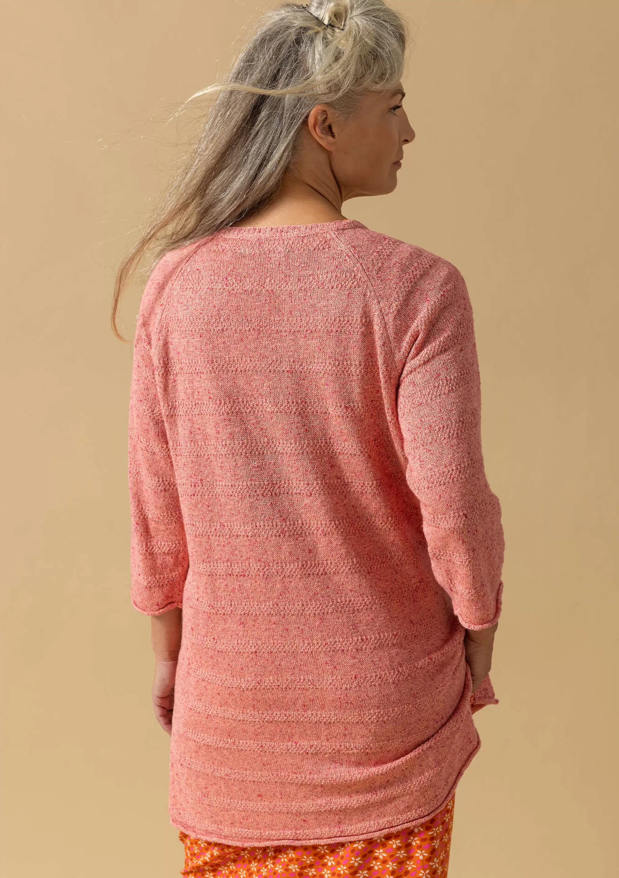 Pullover & Shirts | Leinenkleidung^Gudrun Sjödén Strickpullover Aus Leinen/Recycling-Baumwolle opalrosa