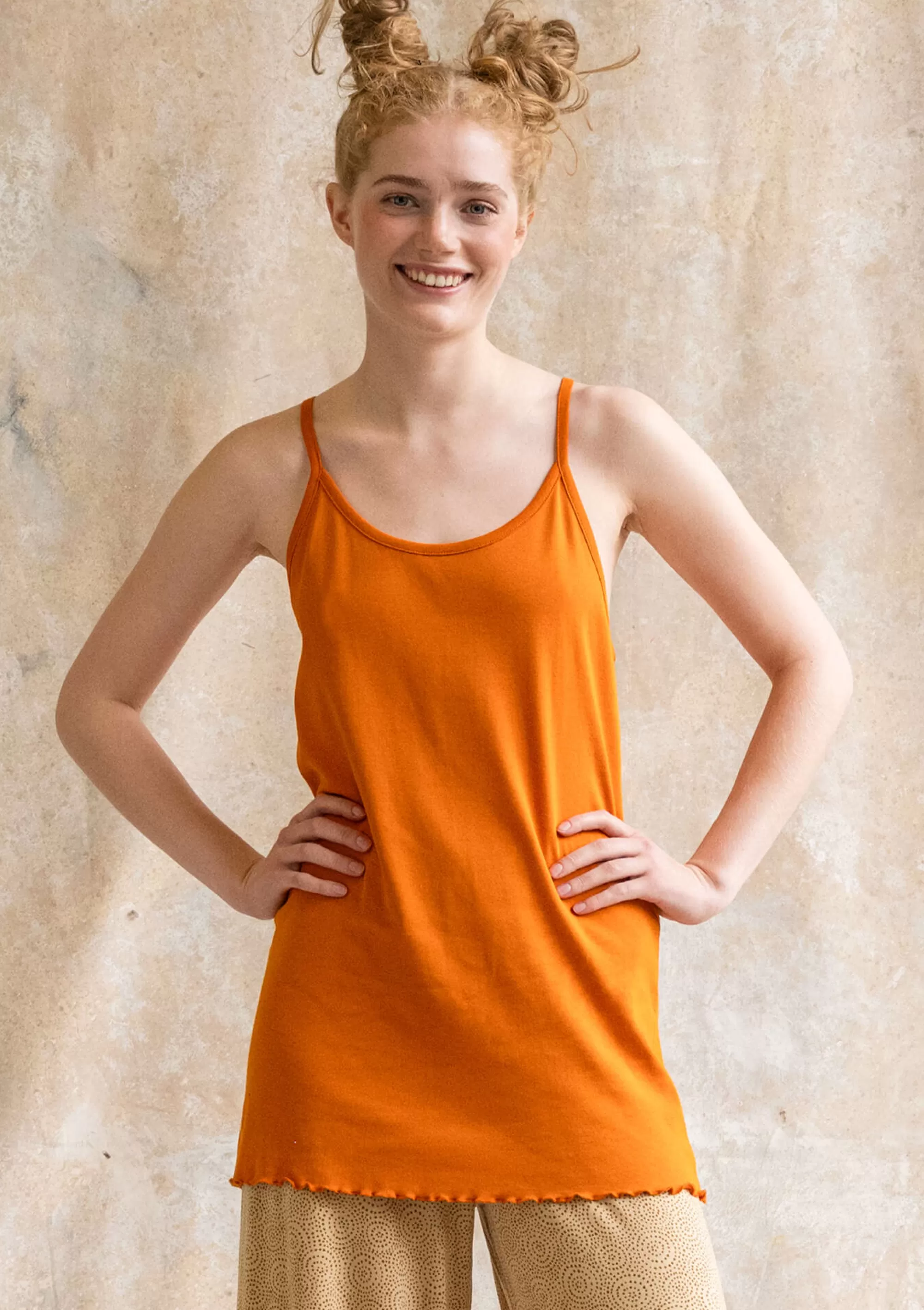Pullover & Shirts | Öko-Baumwolle^Gudrun Sjödén Top Aus Bio-Baumwolle masala