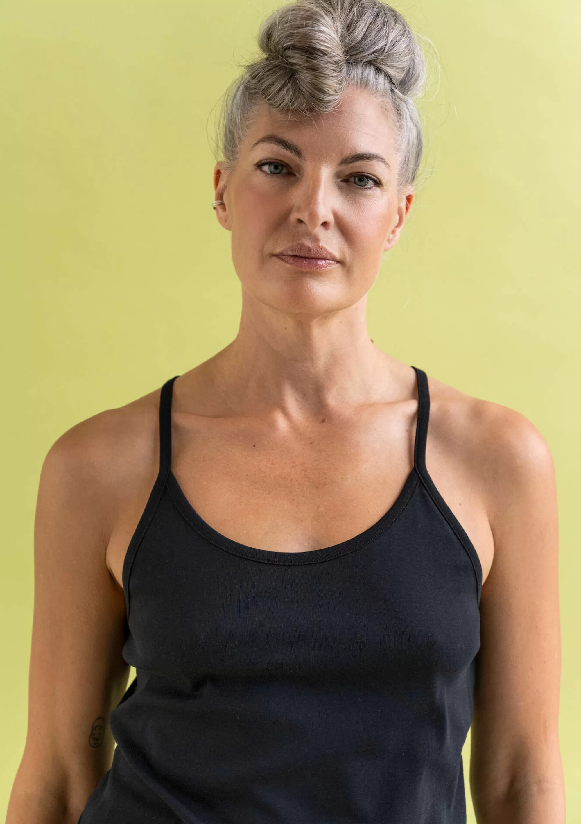 Öko-Baumwolle | Pullover & Shirts^Gudrun Sjödén Top Aus Bio-Baumwolle schwarz
