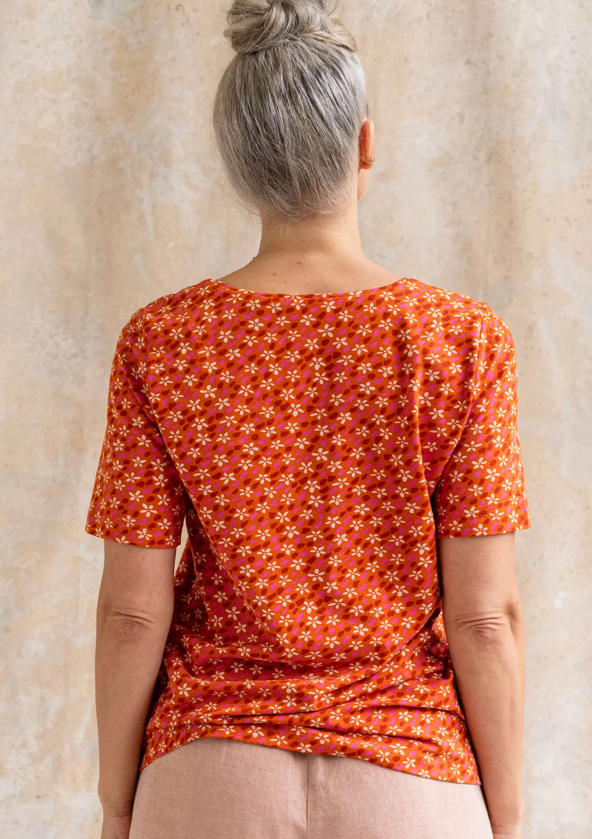 Pullover & Shirts | Öko-Baumwolle^Gudrun Sjödén T-Shirt Jane Aus Bio-Baumwolle/Elasthan dunkelmasala-gemustert