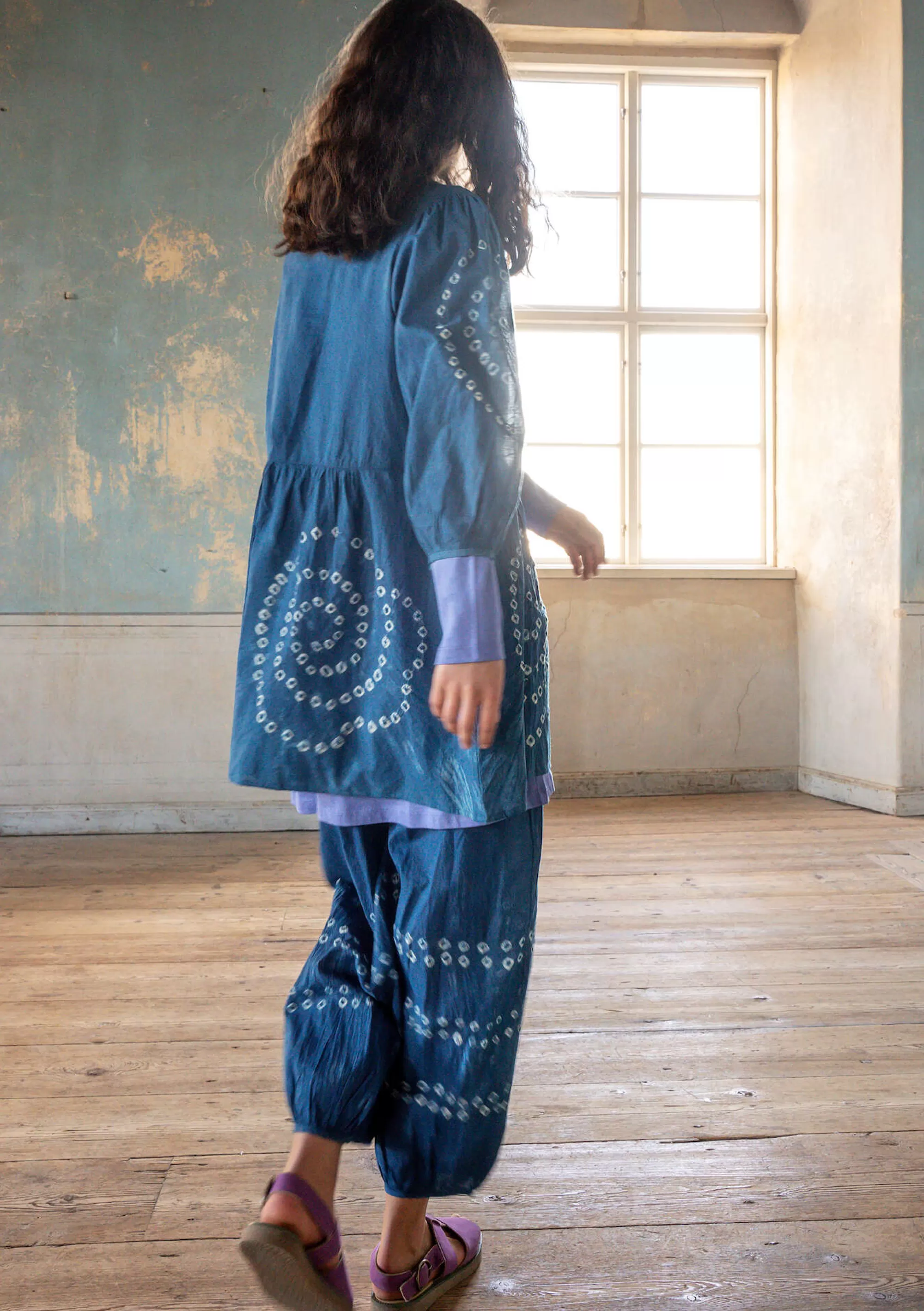 Tuniken | UNIQUM^Gudrun Sjödén Tunika Buij Aus Bio-Baumwolle indigo