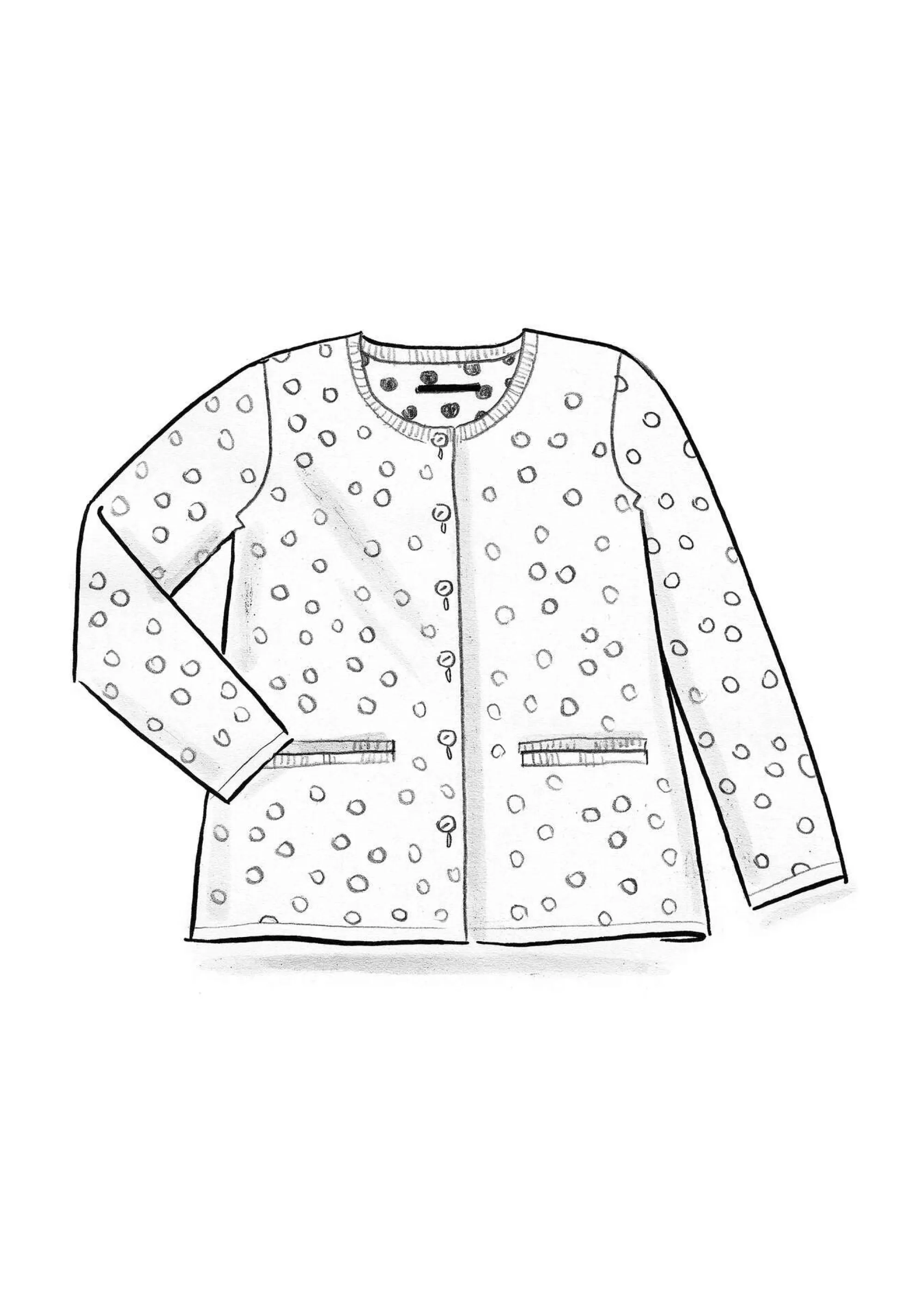 Strickjacken | Öko-Baumwolle^Gudrun Sjödén Tupfenstrickjacke Aus Bio-Baumwolle blattgrün