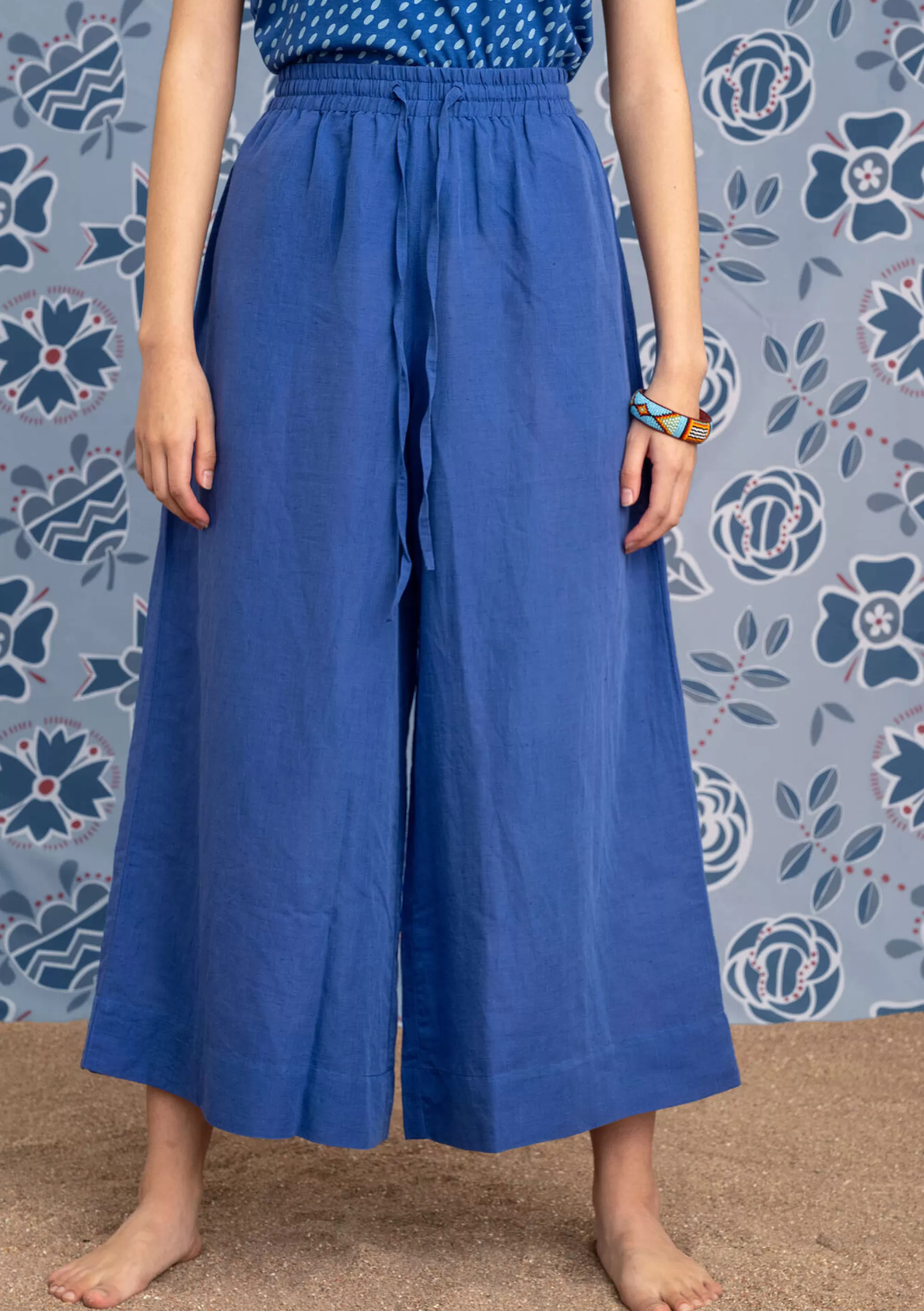 Hosen | Öko-Baumwolle^Gudrun Sjödén Webhose Amber Aus Bio-Baumwolle/Leinen lupine