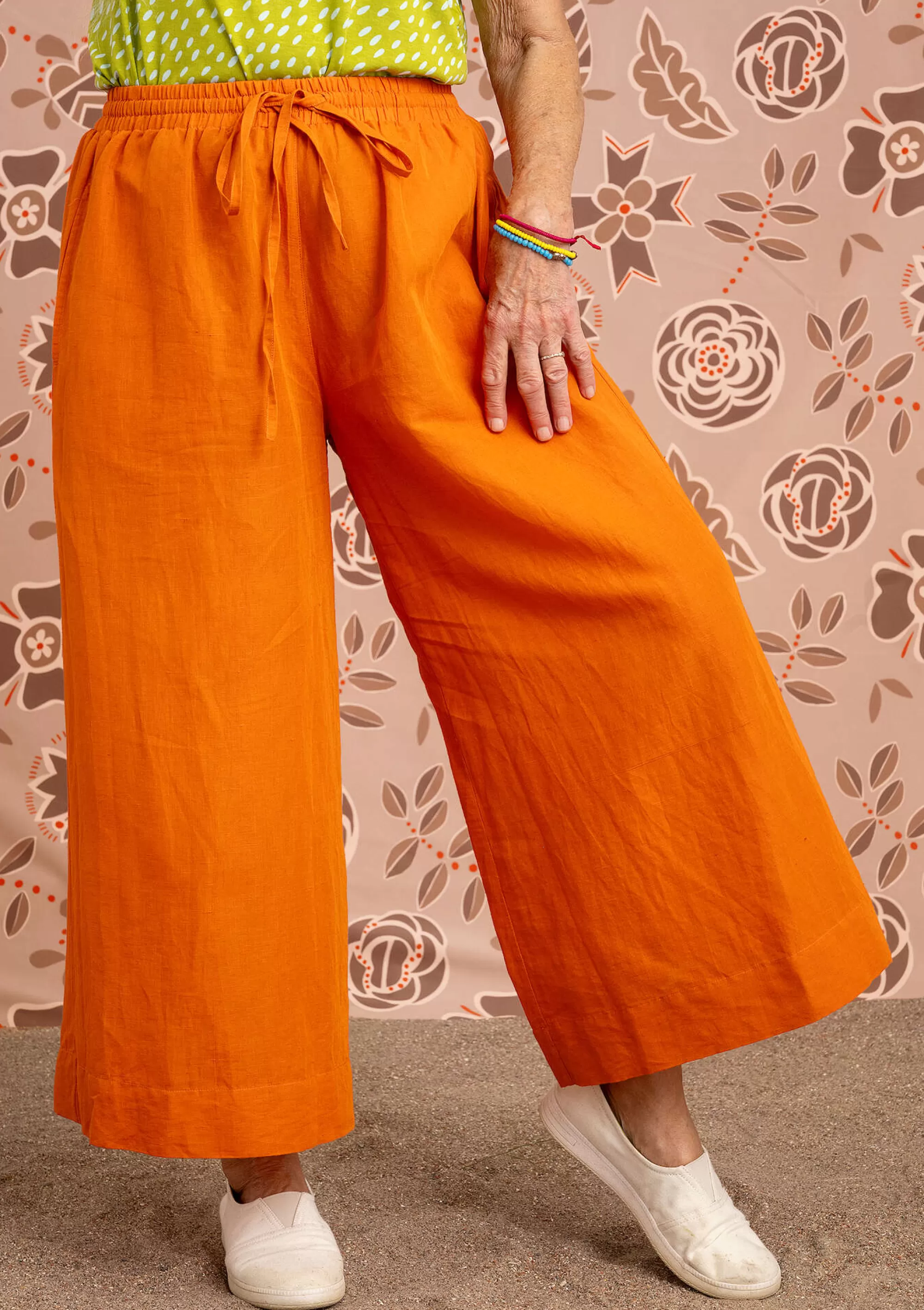 Hosen | Öko-Baumwolle^Gudrun Sjödén Webhose Amber Aus Bio-Baumwolle/Leinen masala