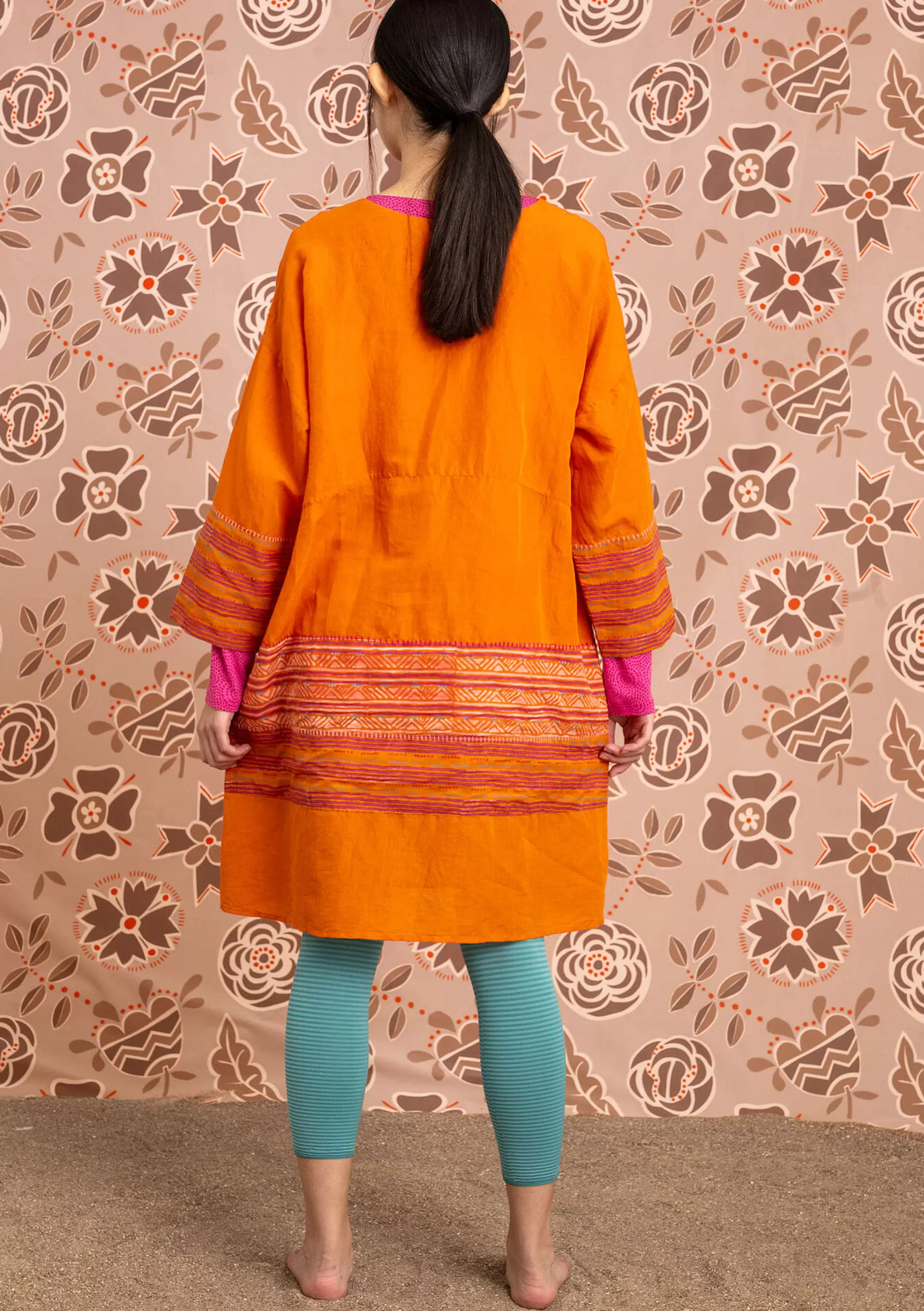 Kleider | Öko-Baumwolle^Gudrun Sjödén Webkleid Amber Aus Bio-Baumwolle/Leinen masala