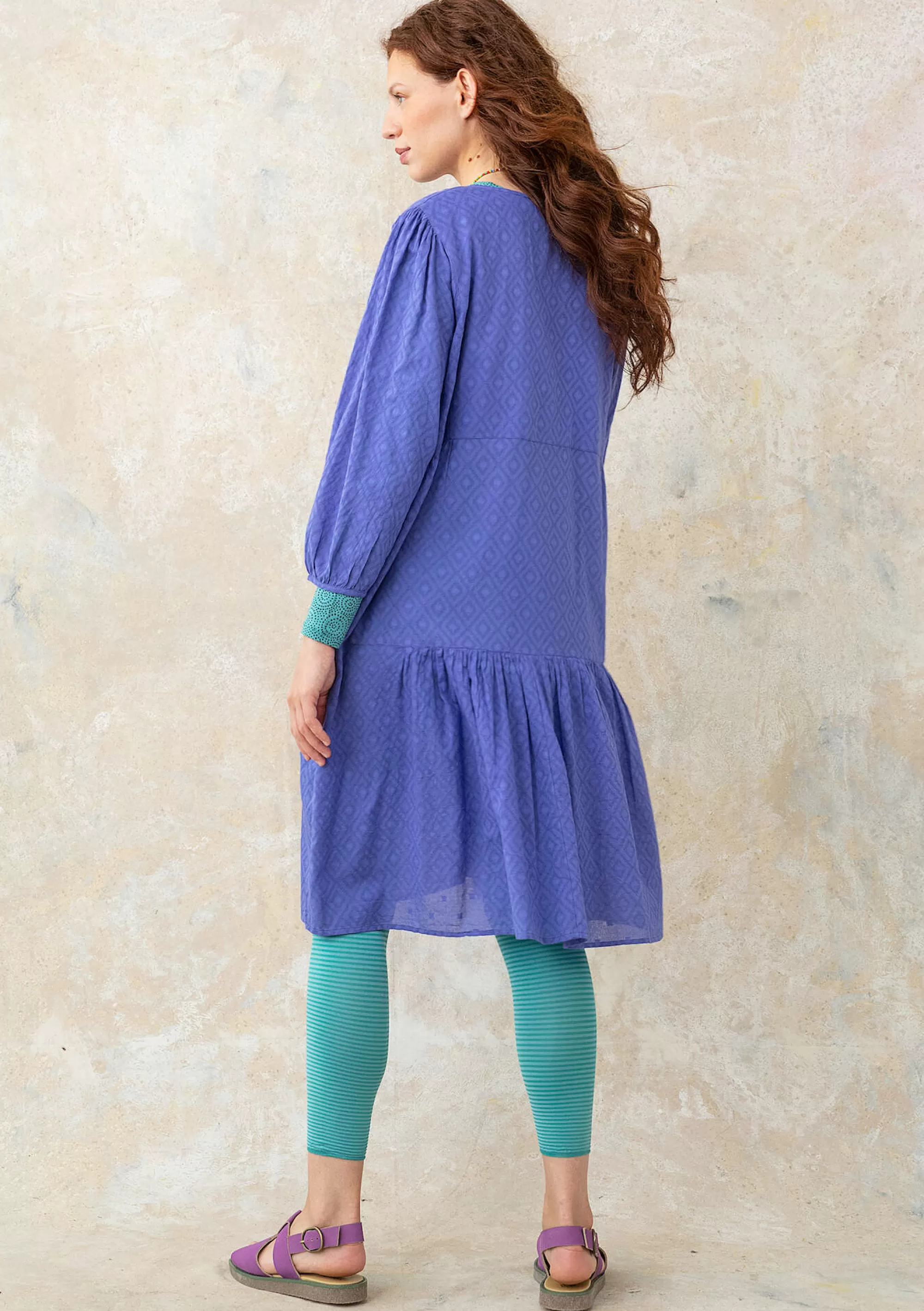 Kleider | Öko-Baumwolle^Gudrun Sjödén Webkleid Aus Bio-Baumwolle himmelblau